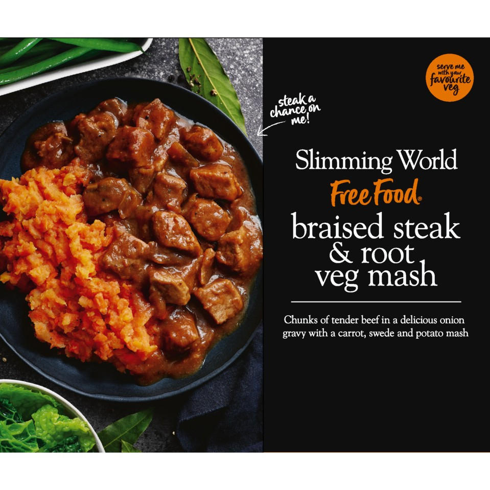 Slimming World Braised Steak and Root Veg Mash 550g
