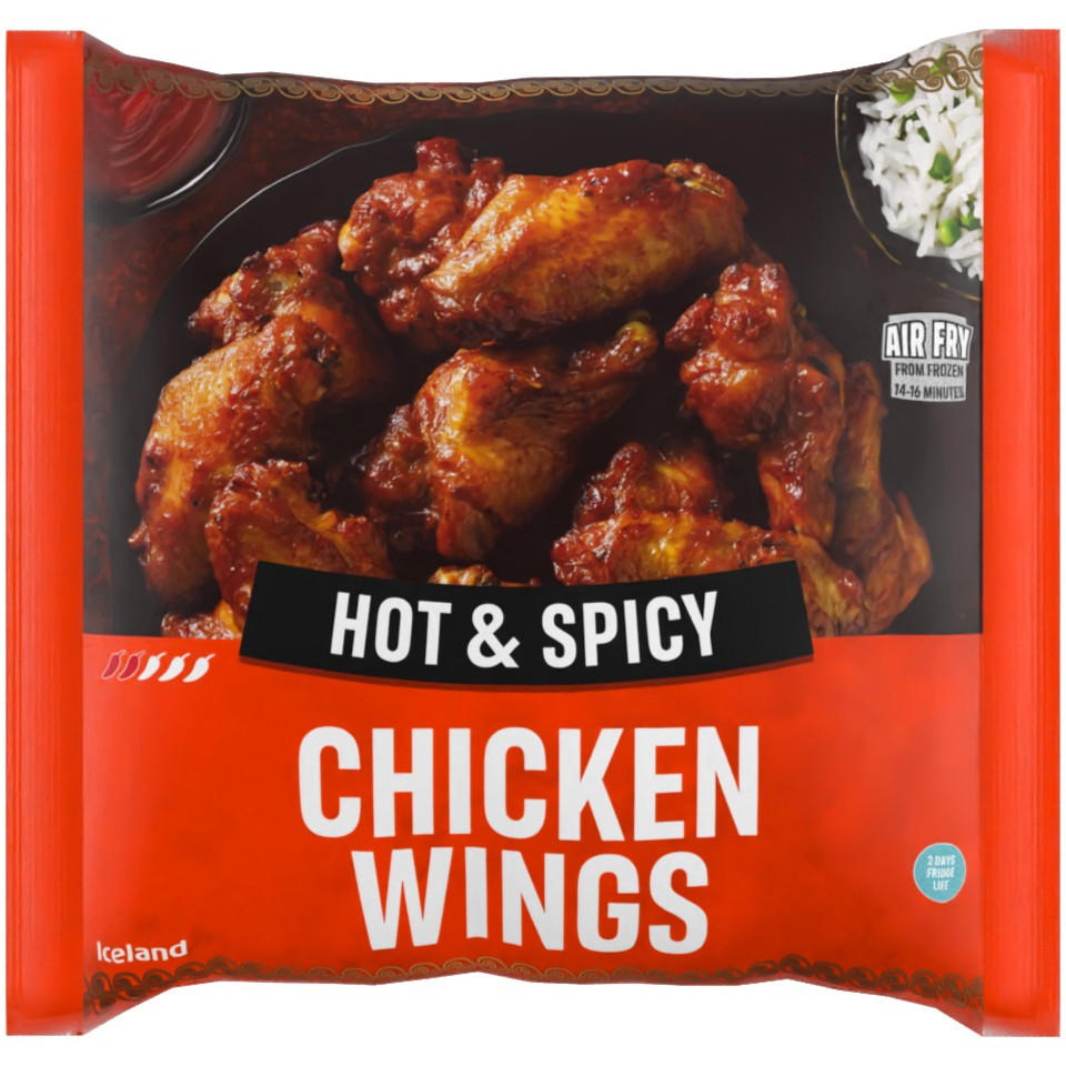 Iceland Hot & Spicy Chicken Wings 850g
