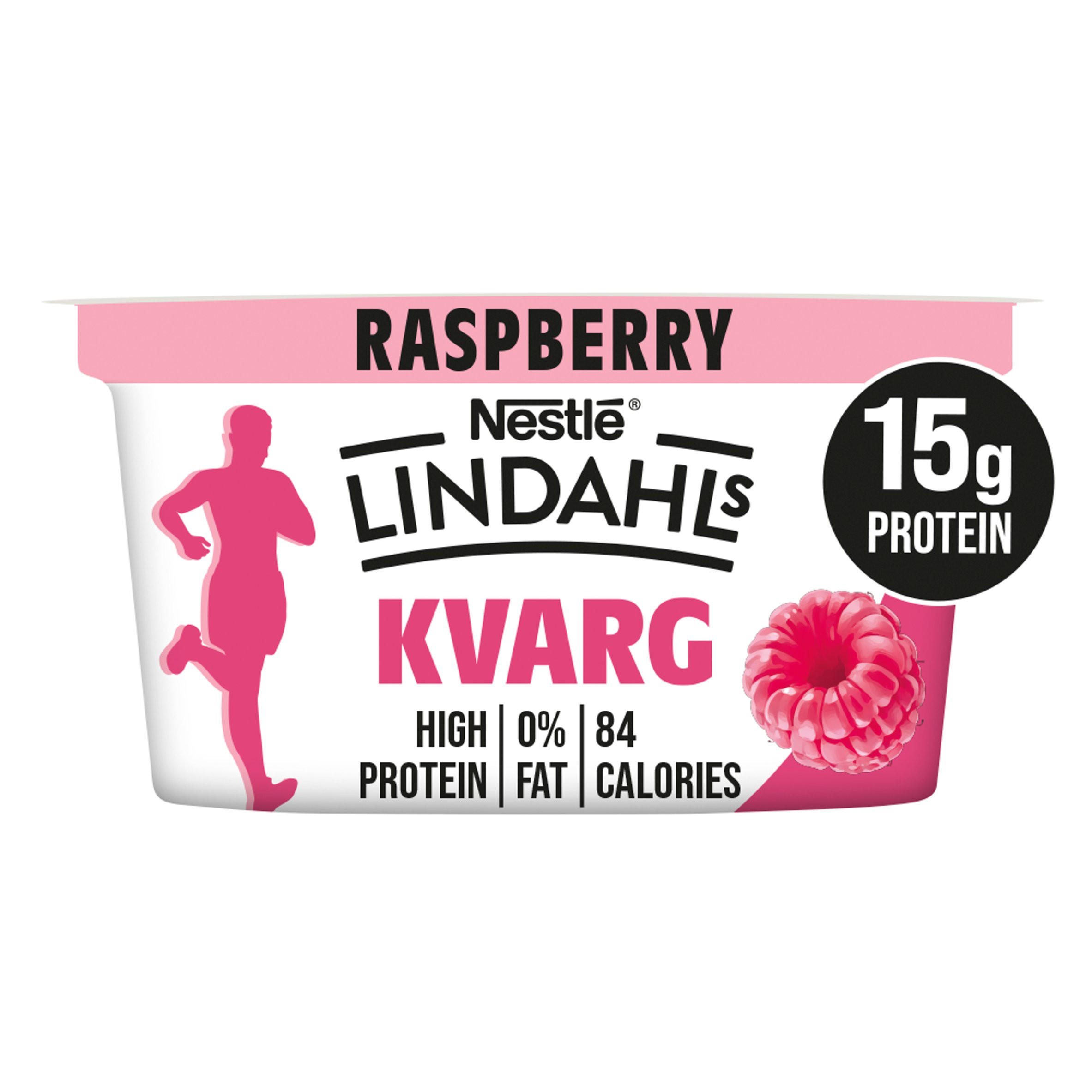 Lindahls Kvarg Raspberry Flavoured 150g