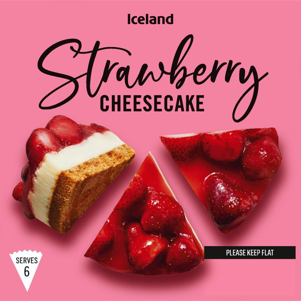 Iceland Strawberry Cheesecake 540g