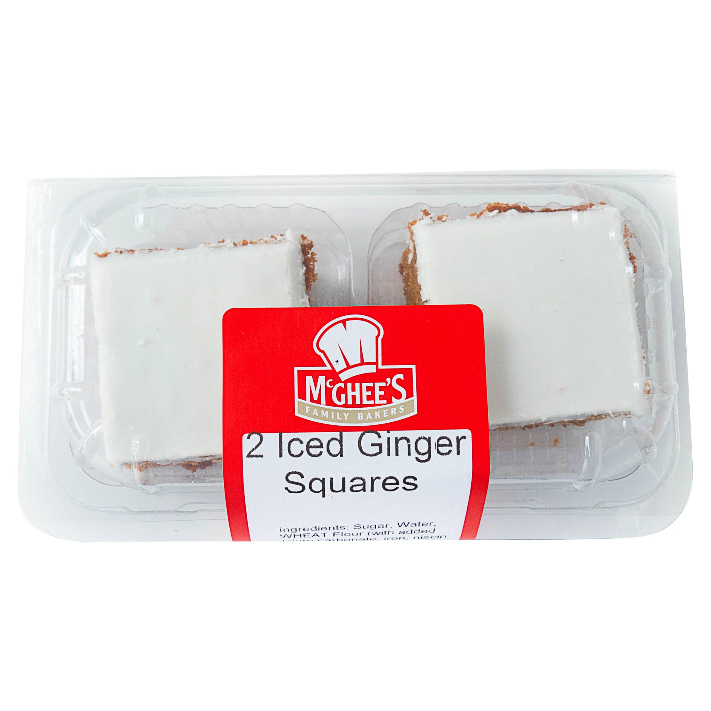 McGhee's Family Bakers 2 Iced Ginger Squares