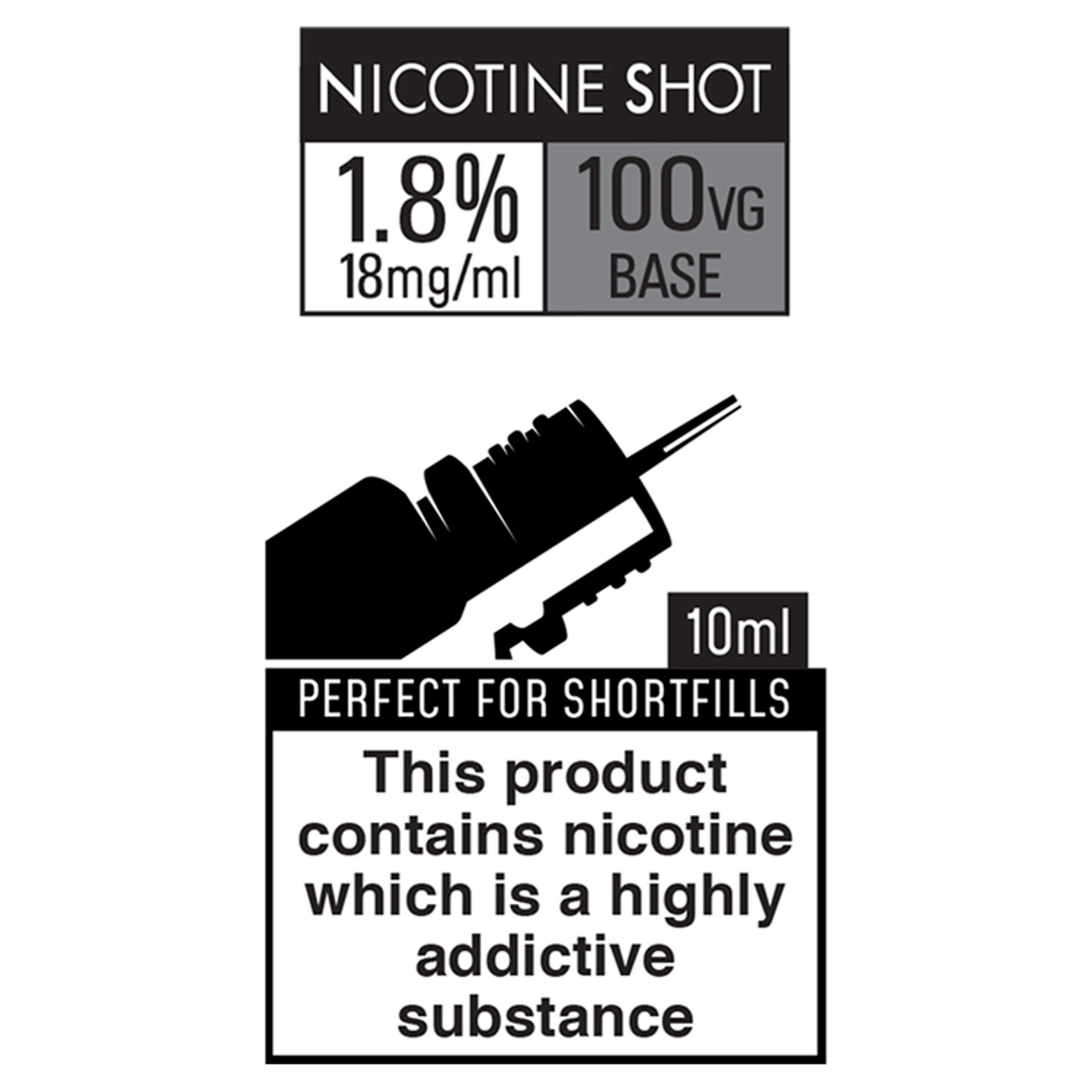 88Vape 1.8% Nicotine Shot 10ml