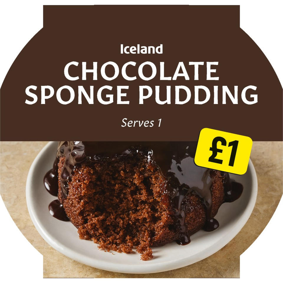 Iceland Chocolate Sponge Pudding 100g