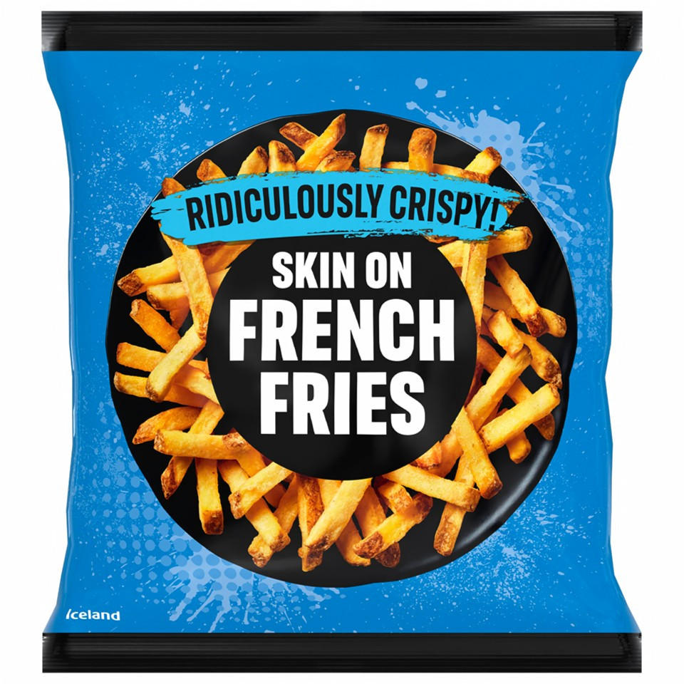 Iceland Ridiculously Crispy Skin on French Fries 1.2kg