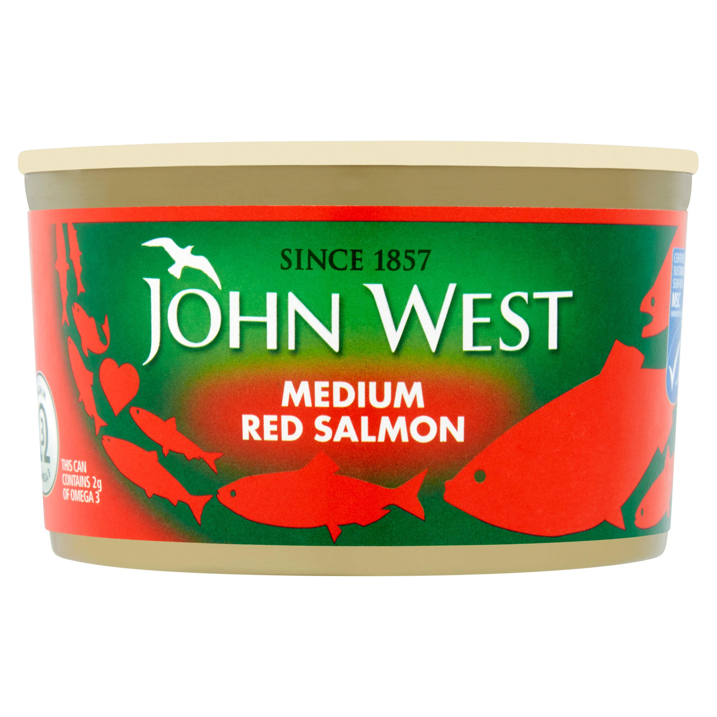 John West Medium Red Salmon 213g