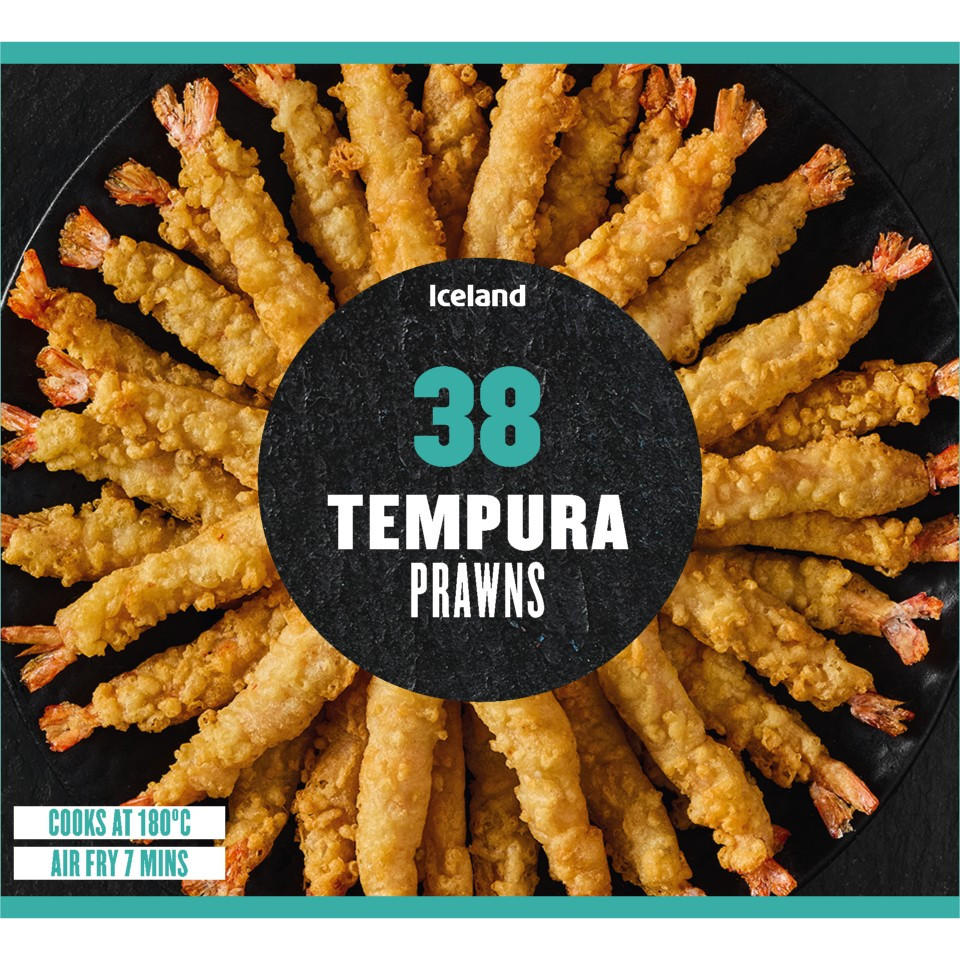 Iceland 38 Tempura Prawns 494g