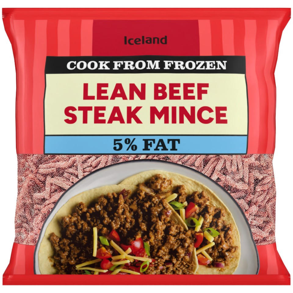 Iceland Lean Beef Steak Mince 400g