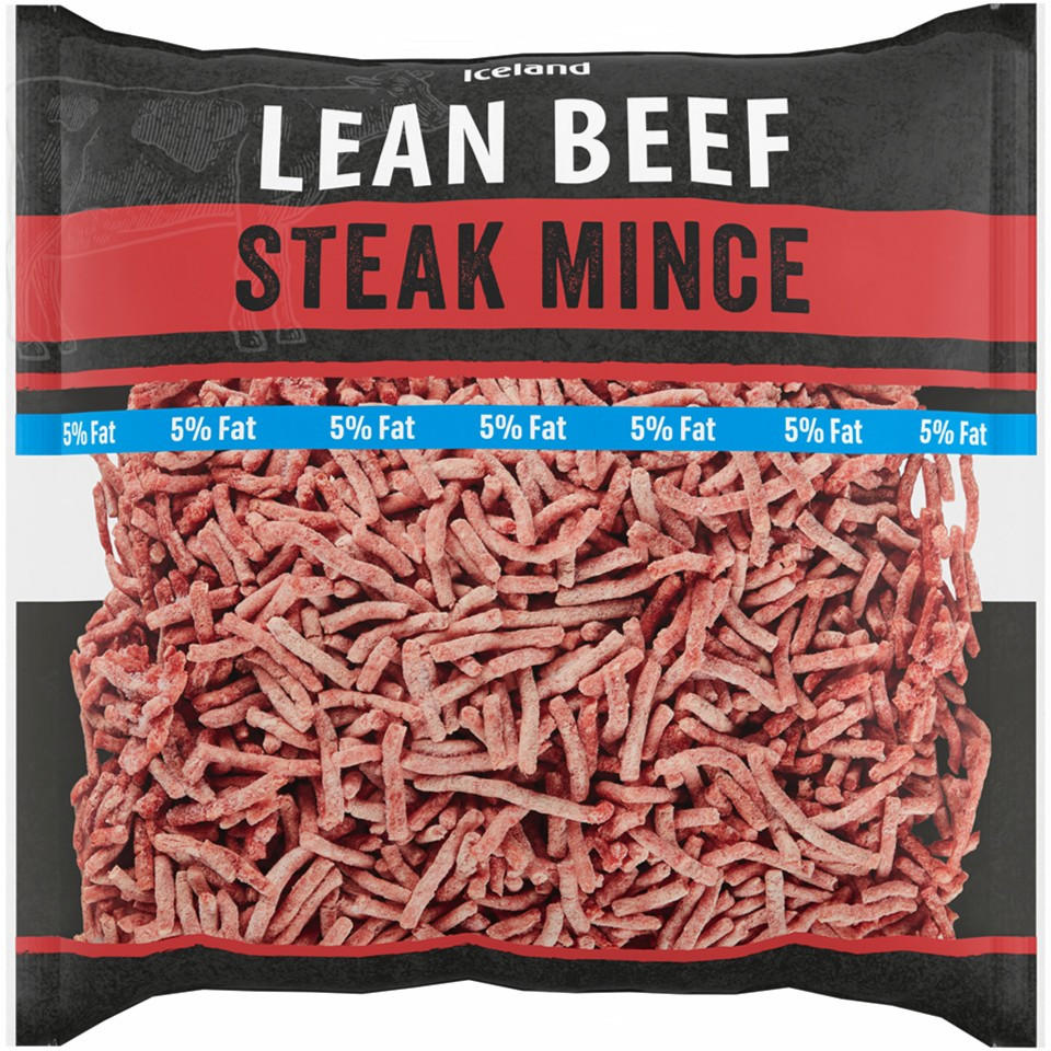 Iceland Lean Beef Steak Mince 400g
