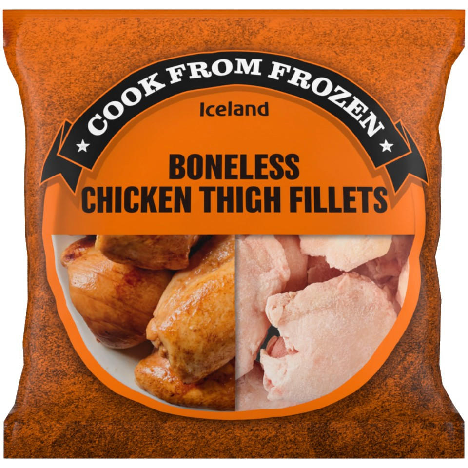 Iceland Boneless Chicken Thigh Fillets 600 g