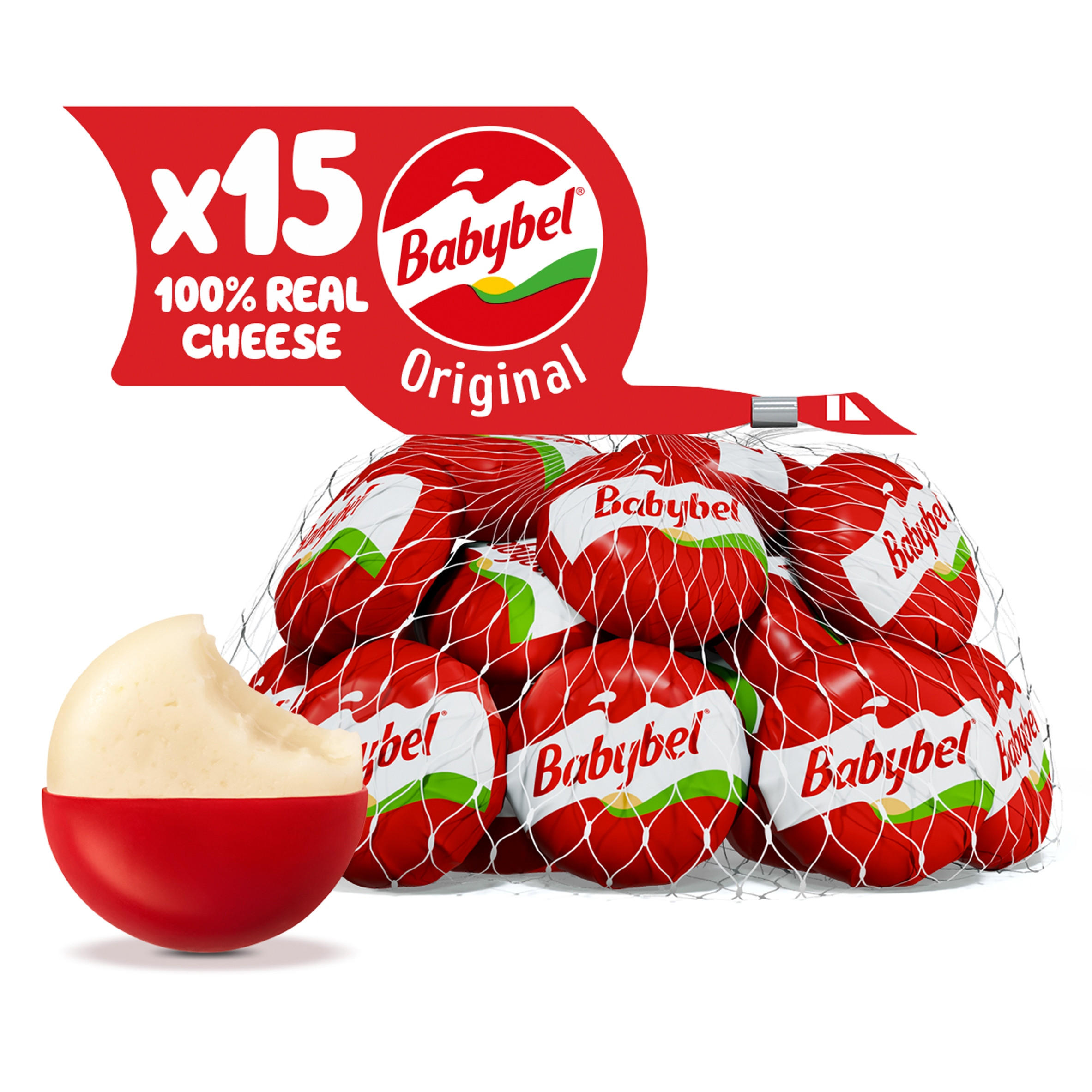 Mini Babybel Original Cheese Snacks 15 x 20g