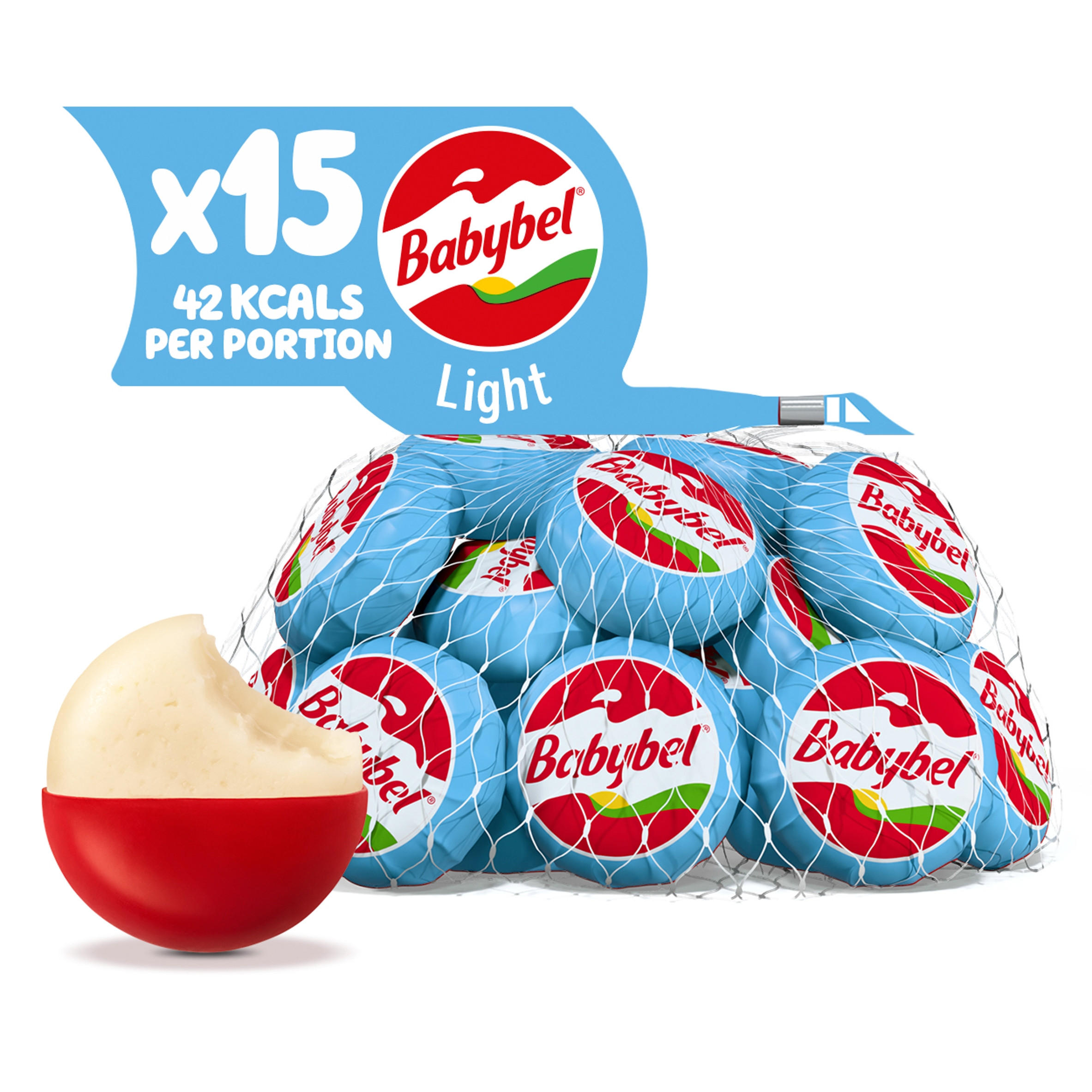 Mini Babybel Light Cheese Snacks 15 x 20g