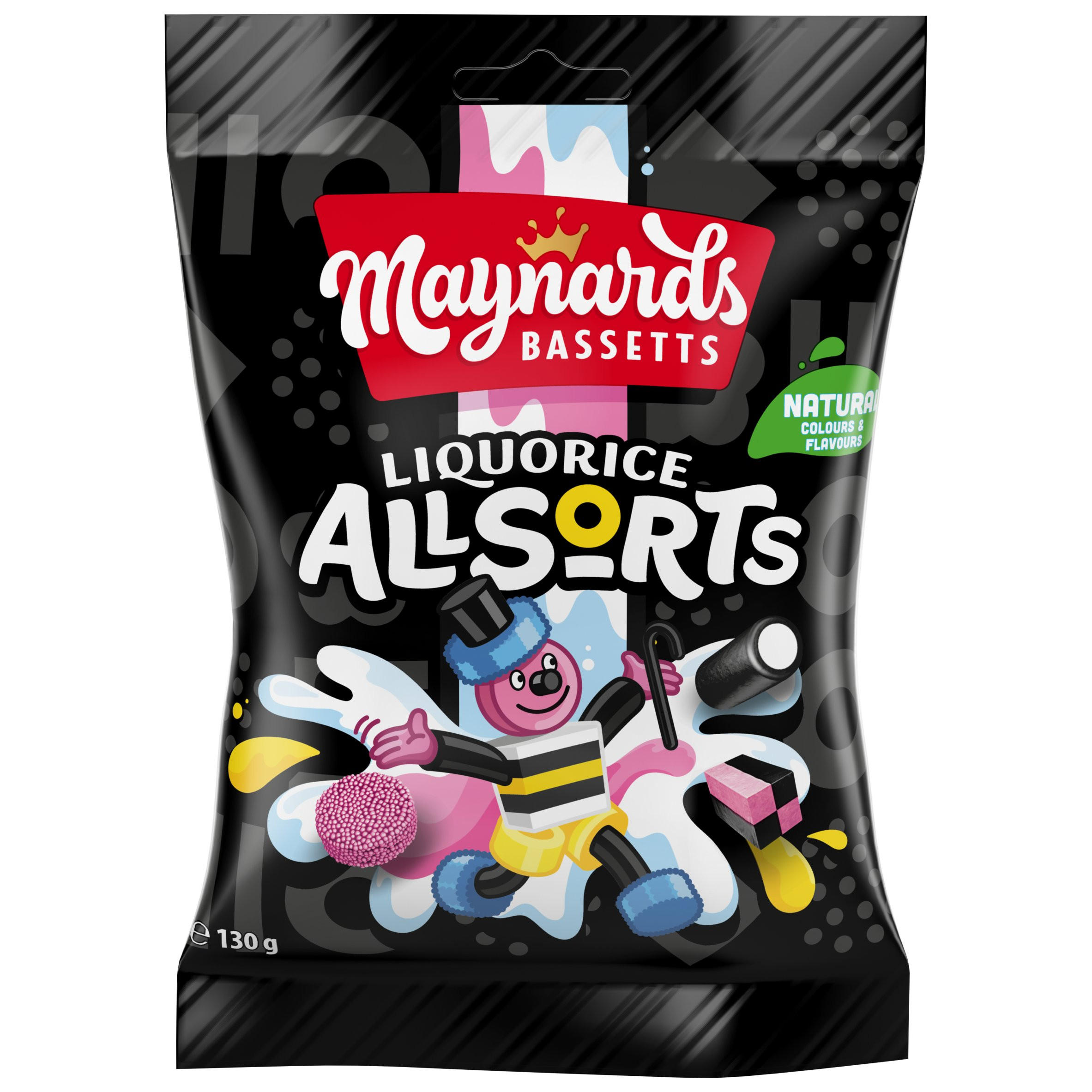 Maynards Bassetts Liquorice Allsorts 130g