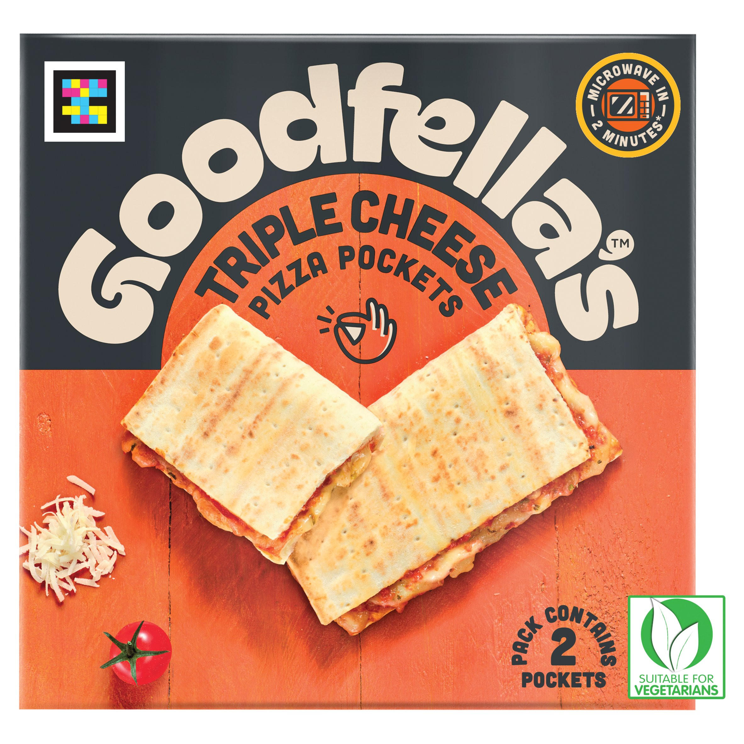 Goodfella's 2 Triple Cheese Pizza Pockets 250G