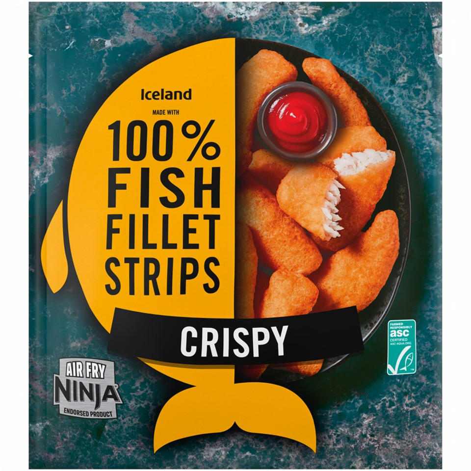 Iceland Made With 100% Fish Fillet Strips Crispy 400g