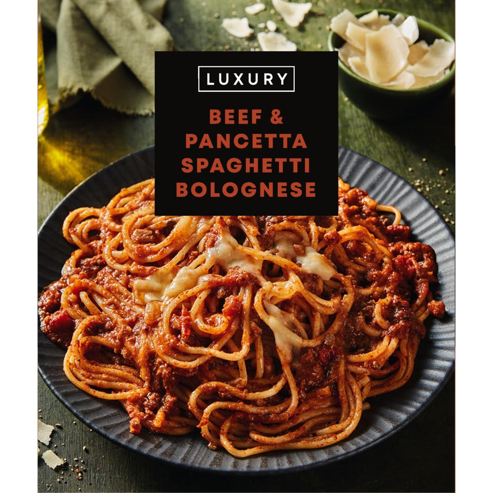 Iceland Luxury Beef & Pancetta Spaghetti Bolognese 450g