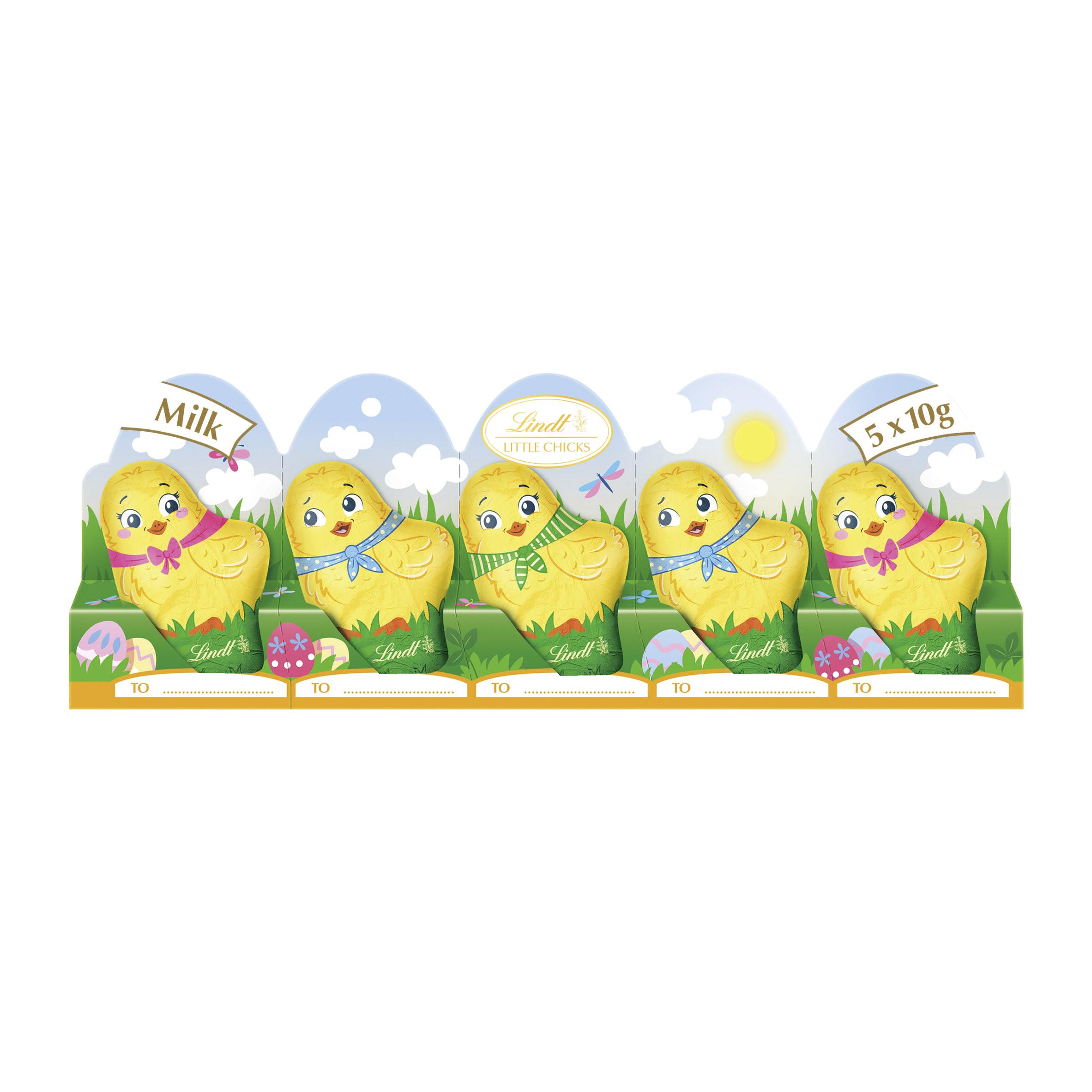 Lindt Easter Little Chicks Milk Chocolate 5 x 10g