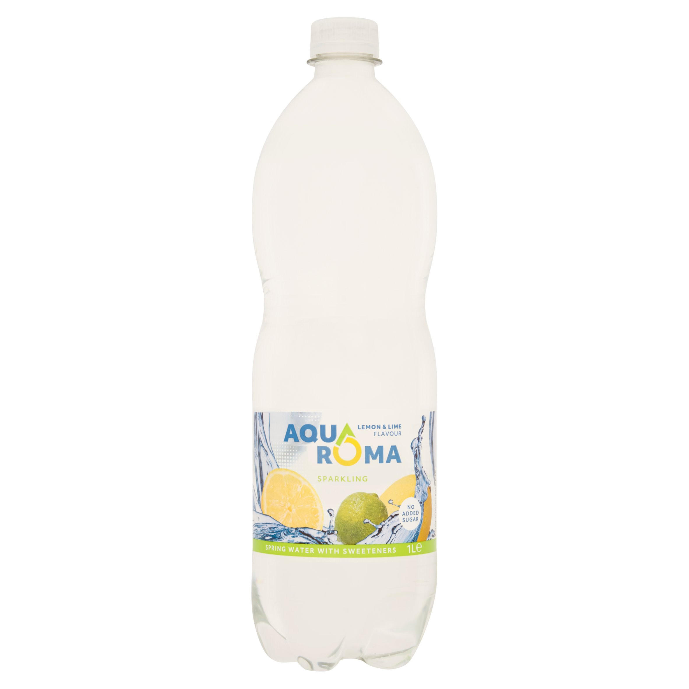 Aquaroma Lemon & Lime Flavour Sparkling 1L