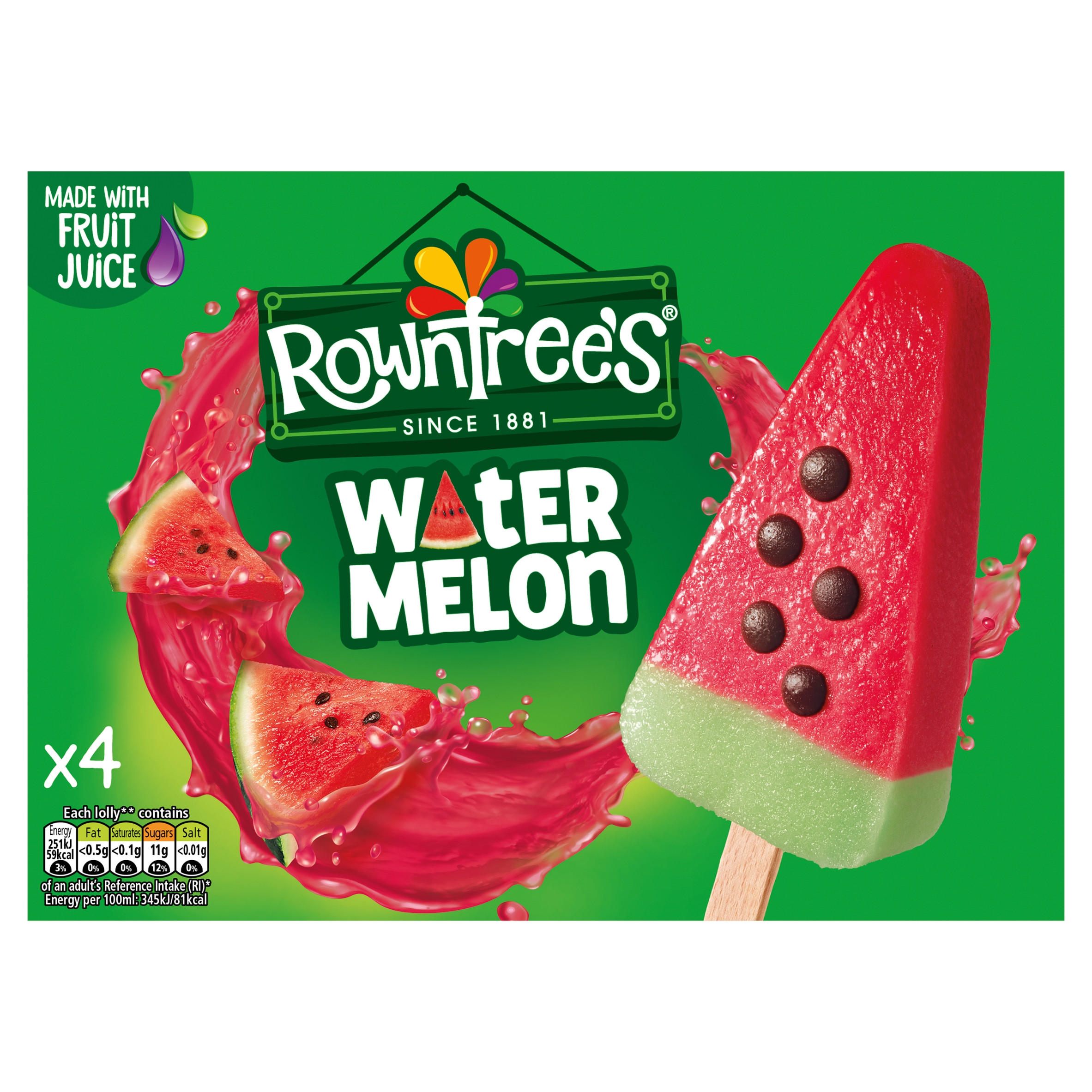 Rowntree's Watermelon 4 x 73ml (292ml)