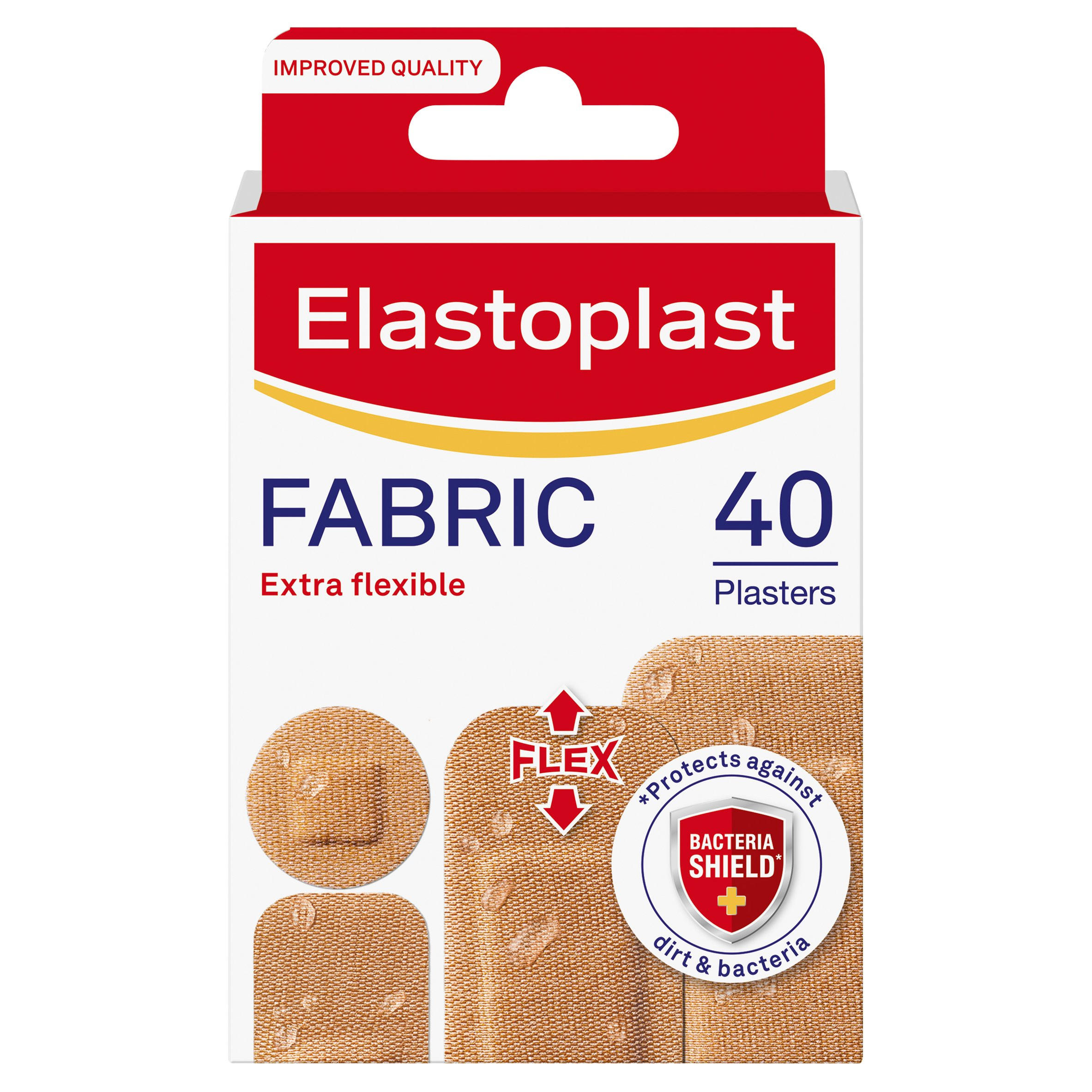 Elastoplast Fabric Assorted 40 Plasters