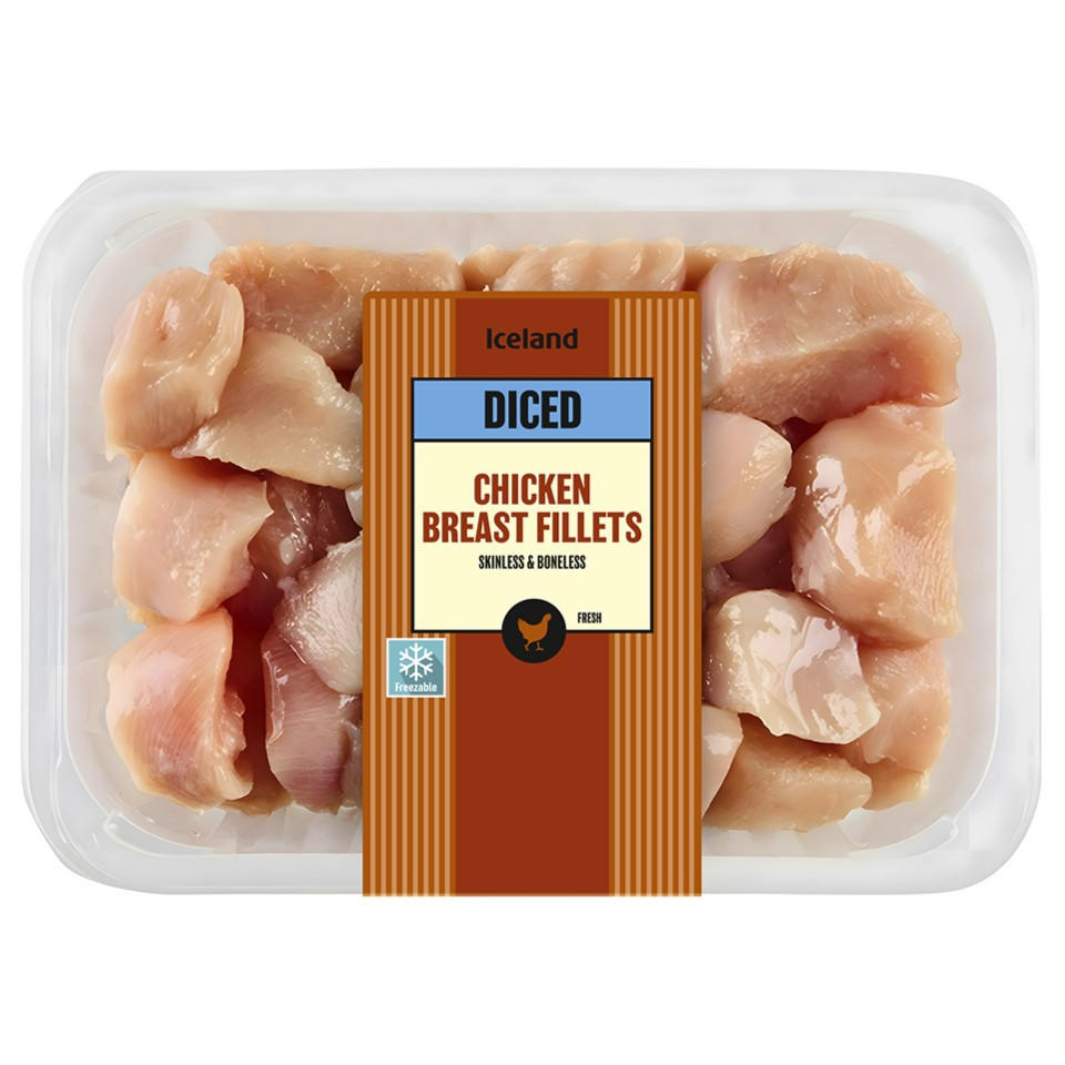 Iceland Diced Chicken Breast Fillets 400g