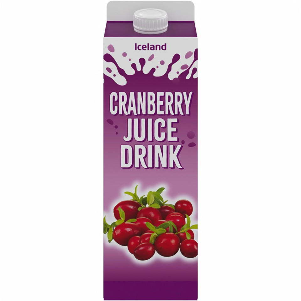 Iceland Cranberry Juice Drink 1 litre