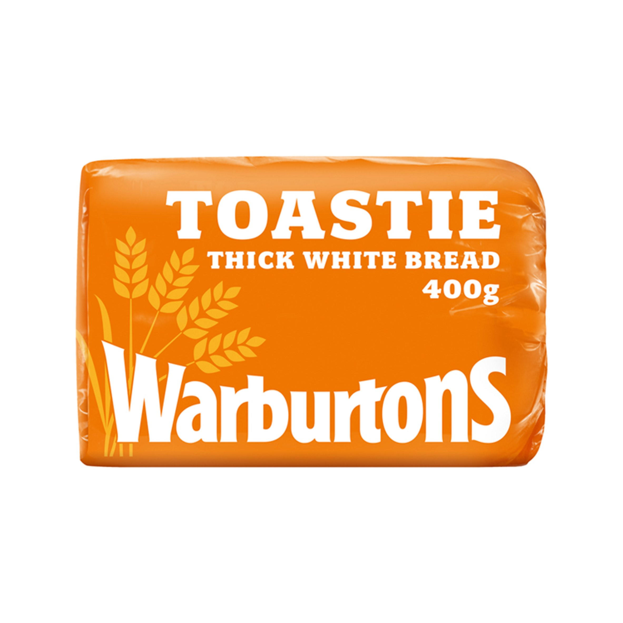 Warburtons Toastie Soft Thick White 400g