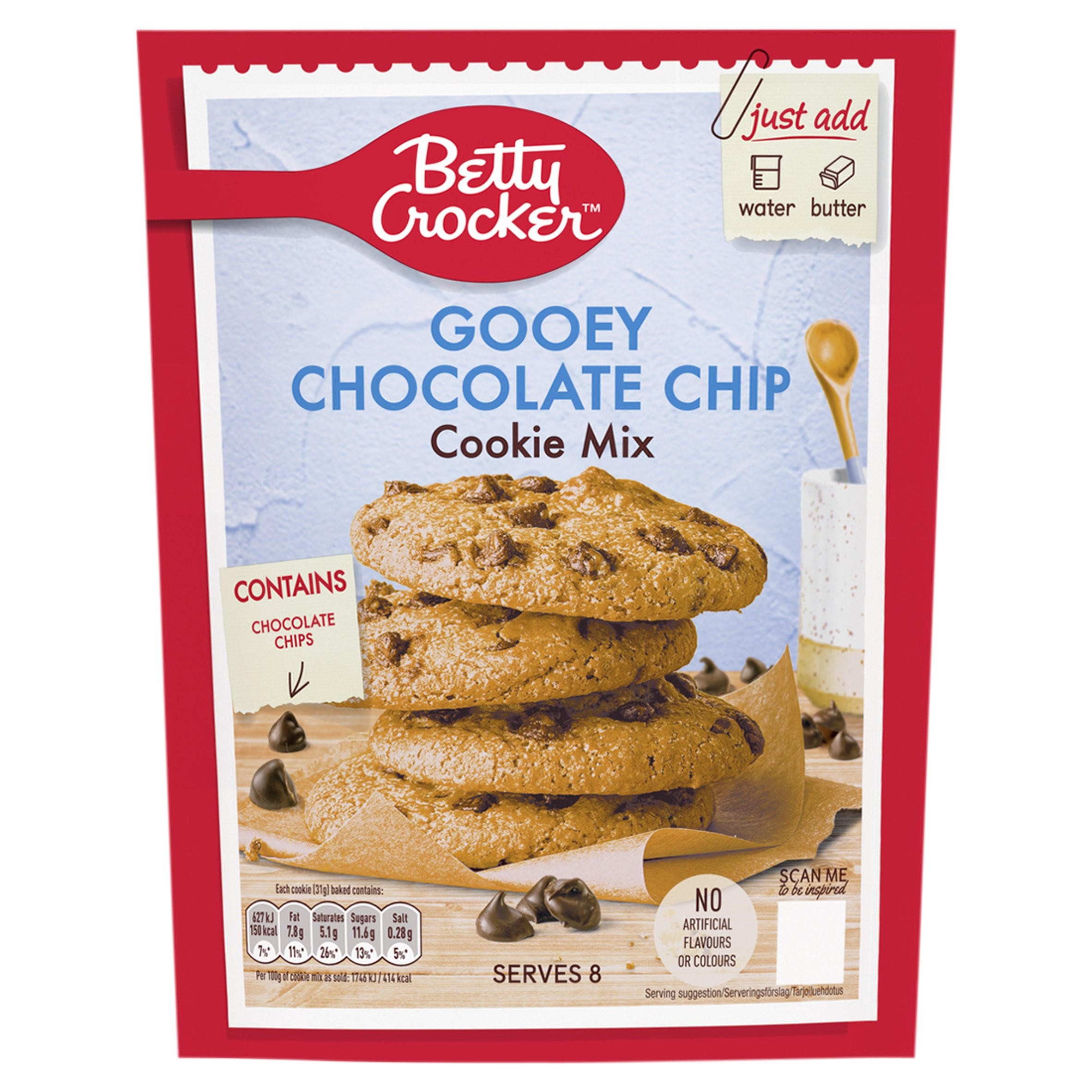 Betty Crocker Gooey Chocolate Chip Cookie Mix 200g