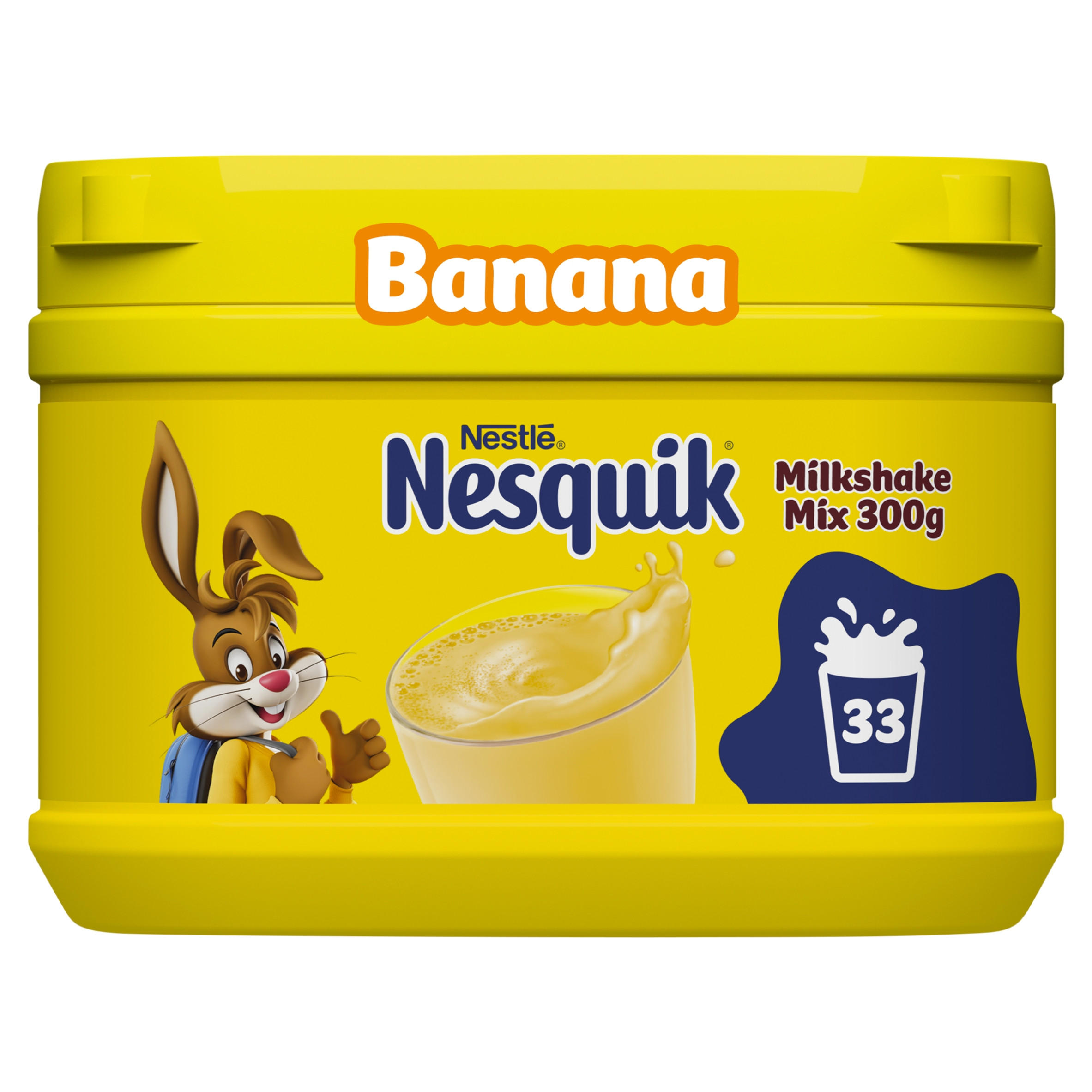 Nesquik Banana Flavoured Milkshake Powder 300g Tub