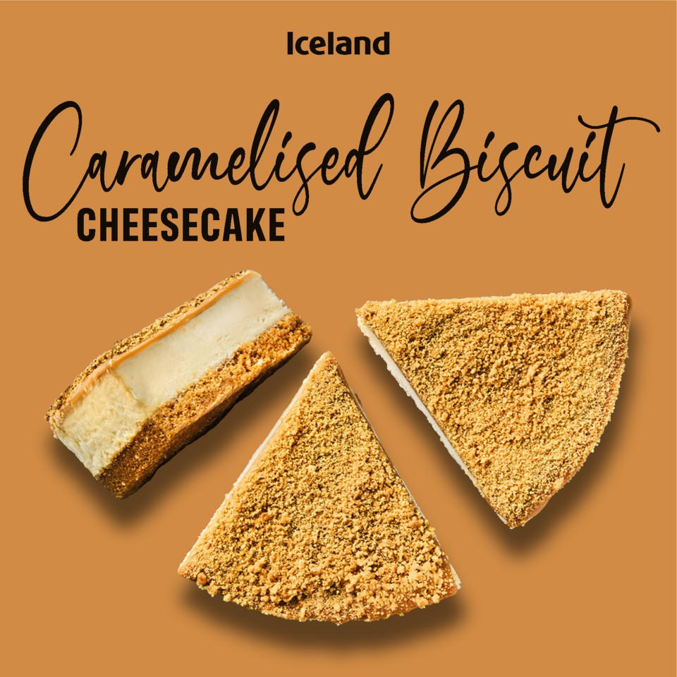 Iceland Luxury Caramelised Biscuit Cheesecake 380g
