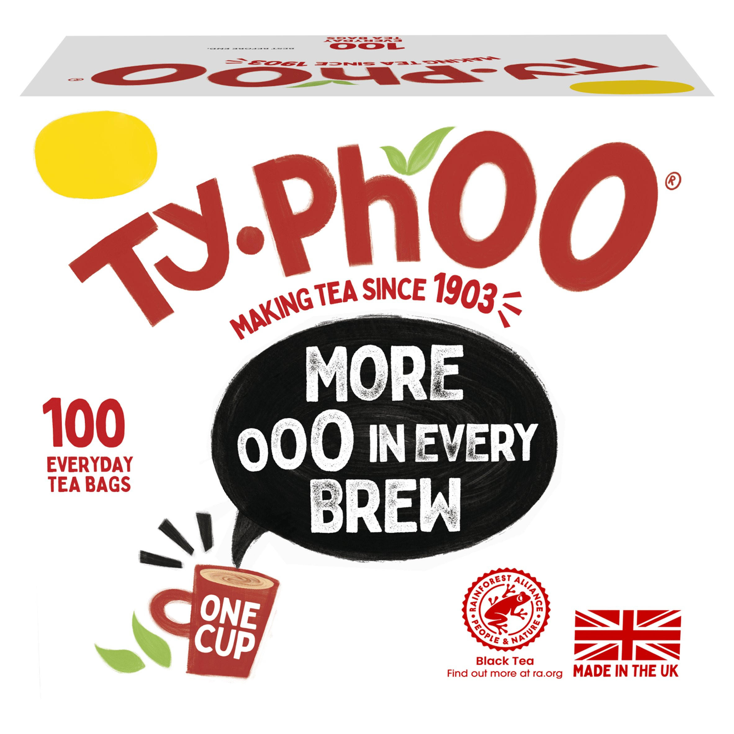 Typhoo One Cup 100 Everyday Tea Bags 200g