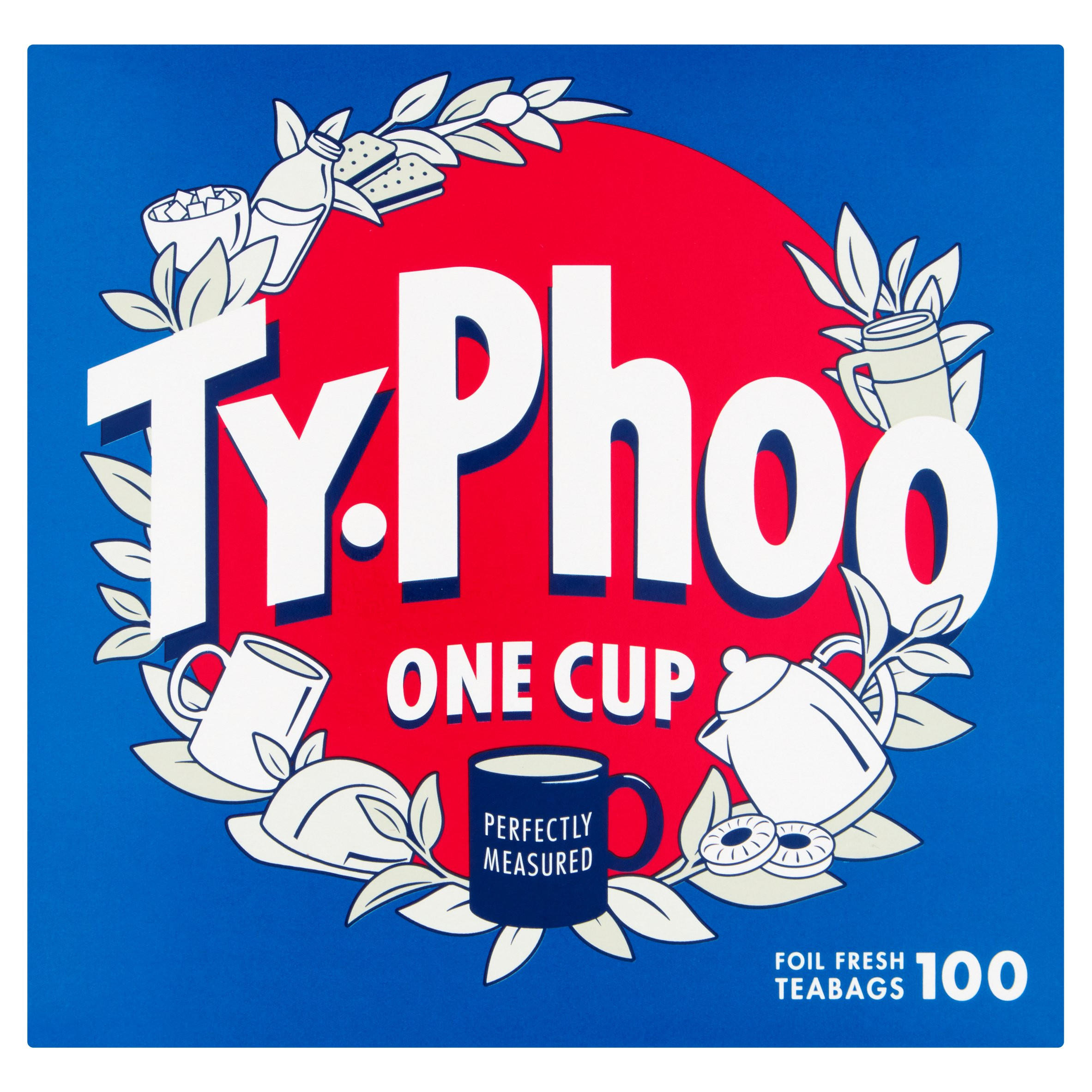 Typhoo One Cup Foil Fresh 100 Teabags 200g