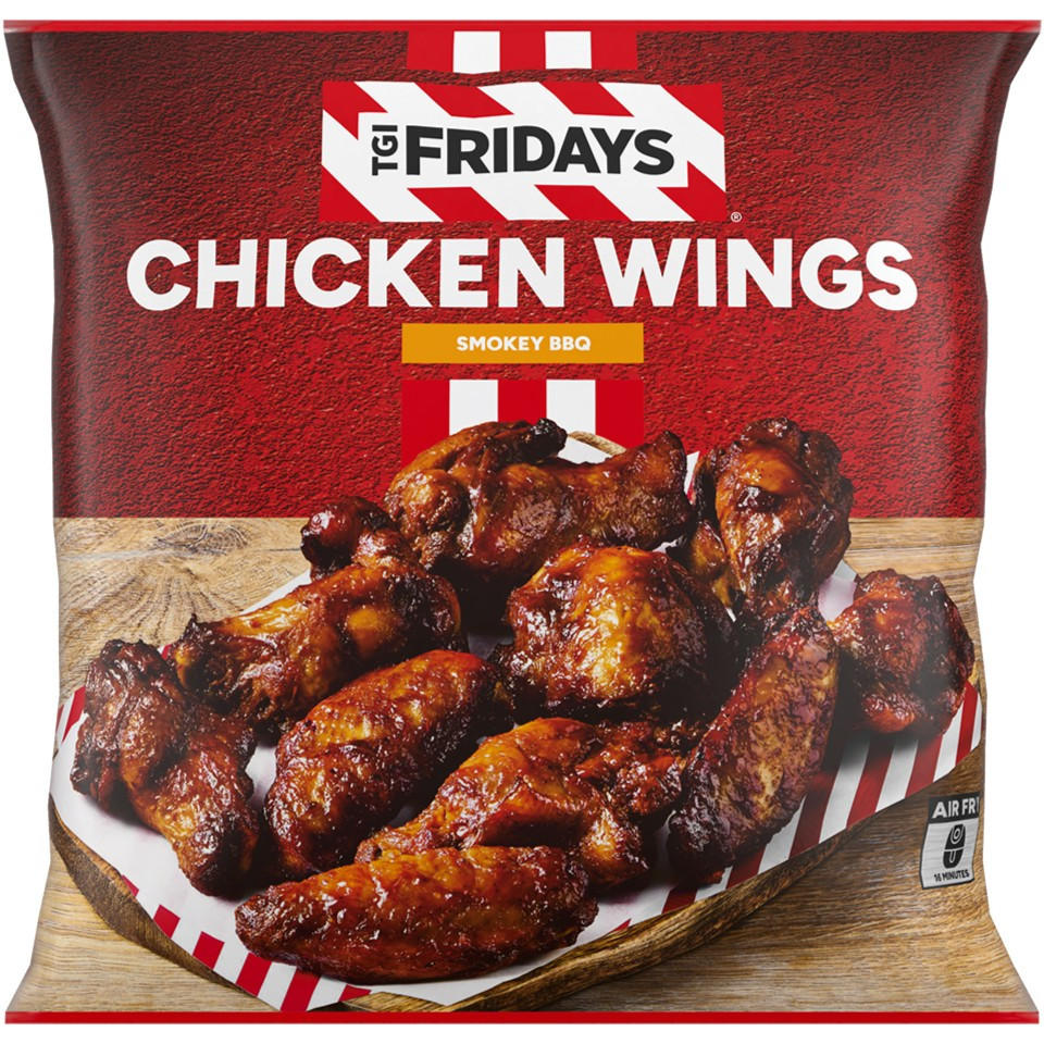 TGI Fridays Chicken Wings Smokey BBQ 600g