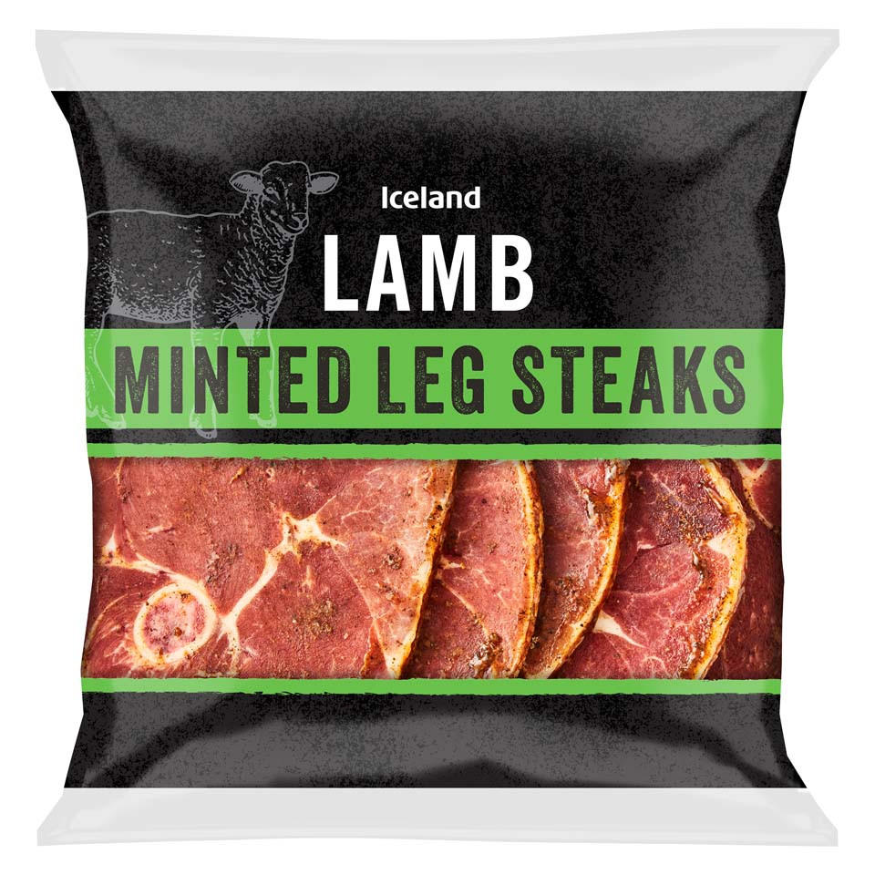Minted 4 Lamb Leg Steaks