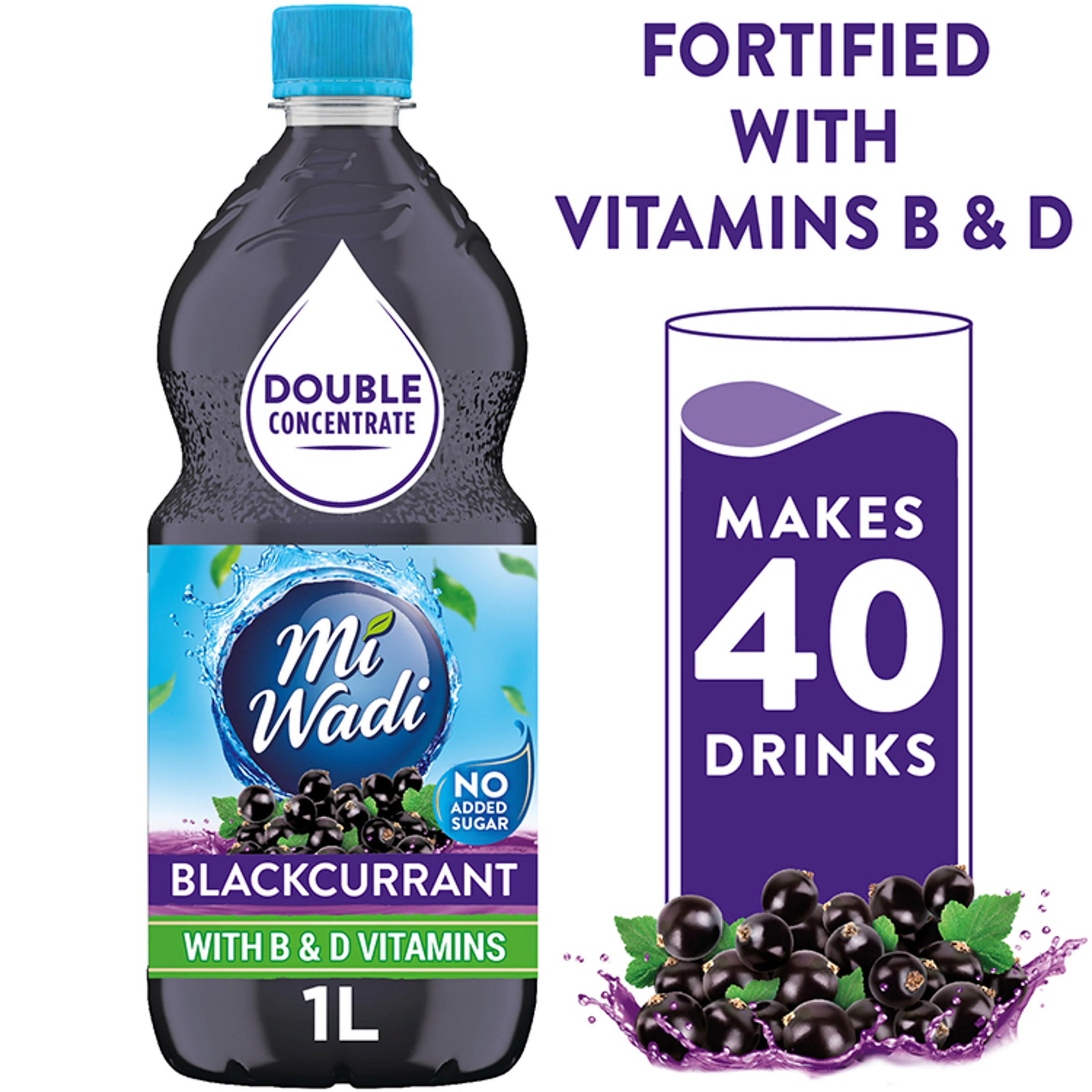 MiWadi Blackcurrant 1L