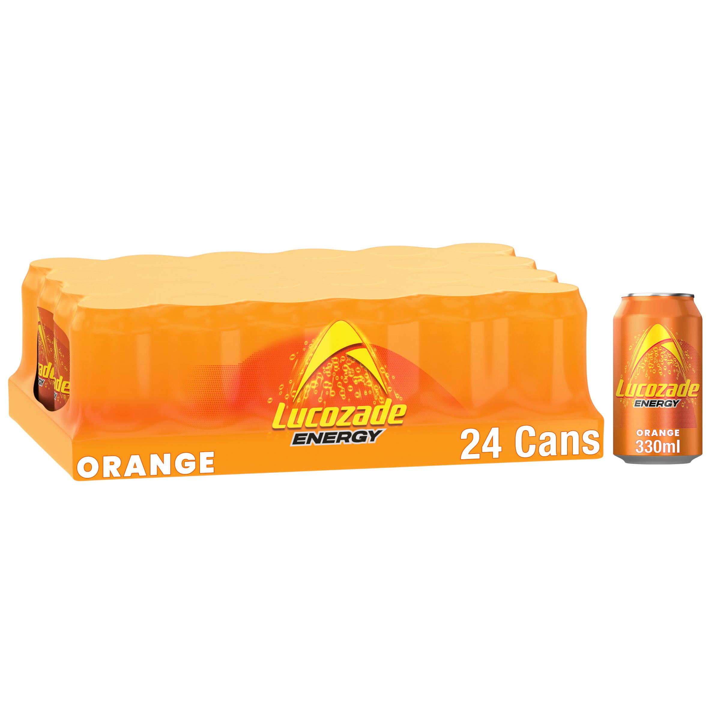 Lucozade Energy Drink Orange Multipack 24 x 330ml
