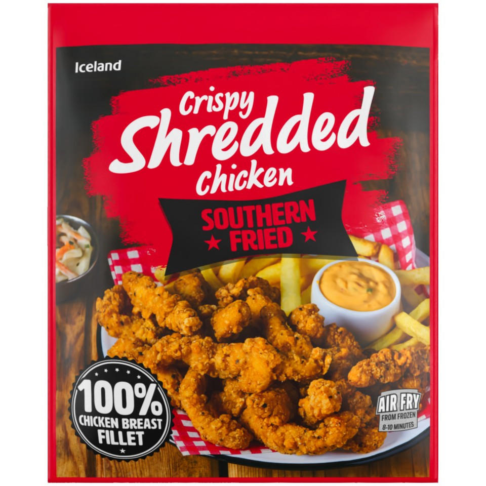 Iceland Southern Fried Crispy Shredded Chicken 450g
