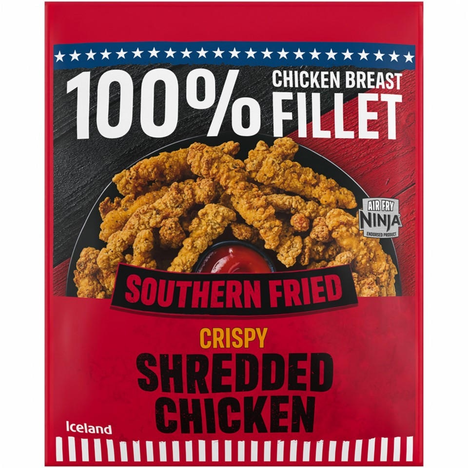 Iceland Southern Fried Crispy Shredded Chicken 450g