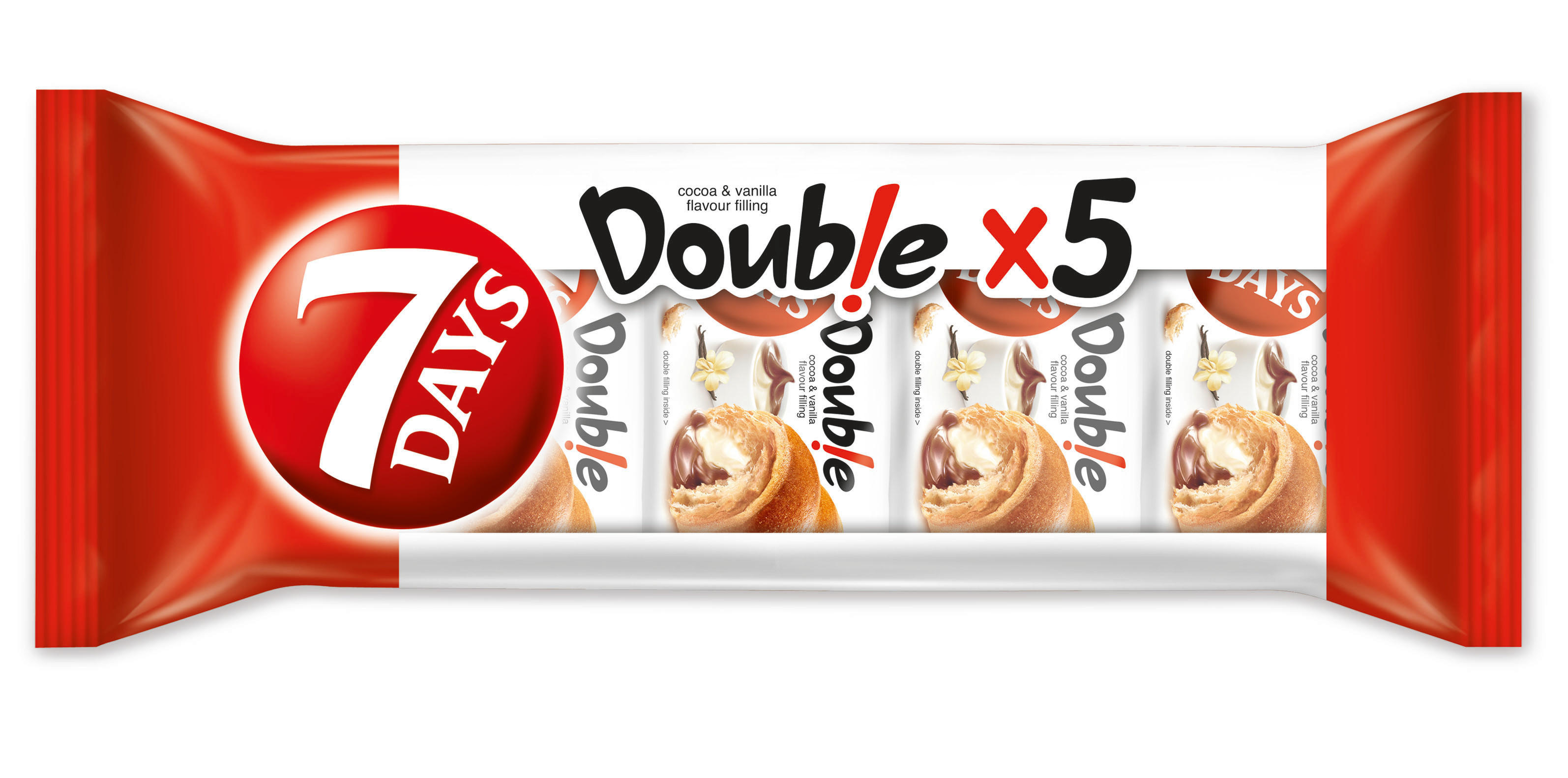 7 Days 5pk Cocoa and Vanilla Croissants