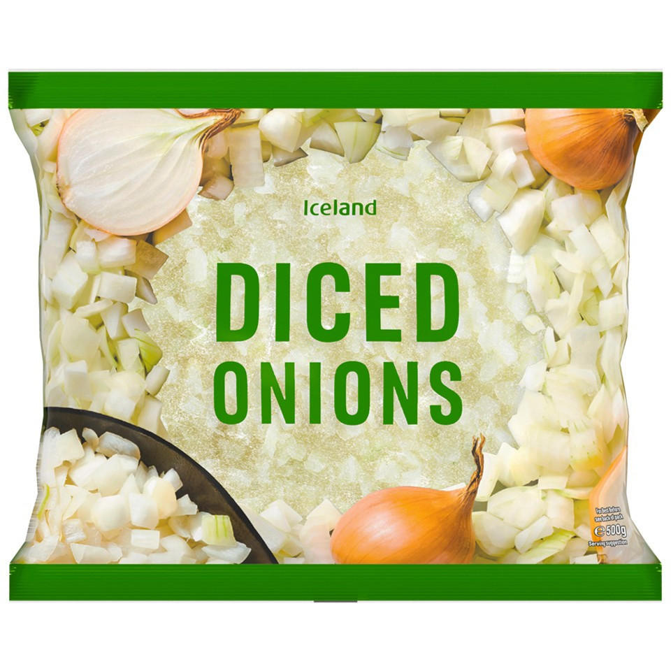 Iceland Diced Onions 500g