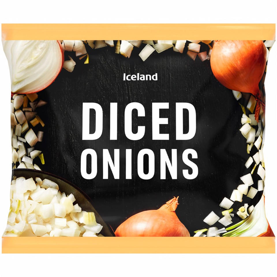 Iceland Diced Onions 500g