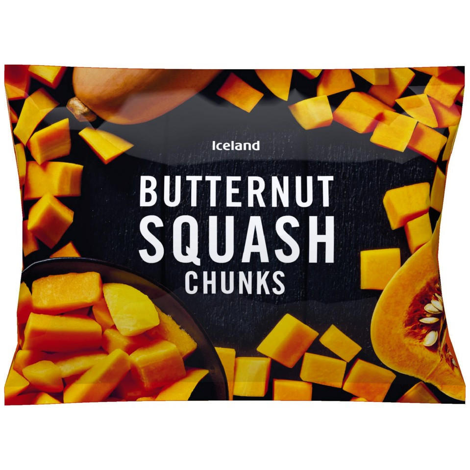 Iceland Butternut Squash Chunks 500g
