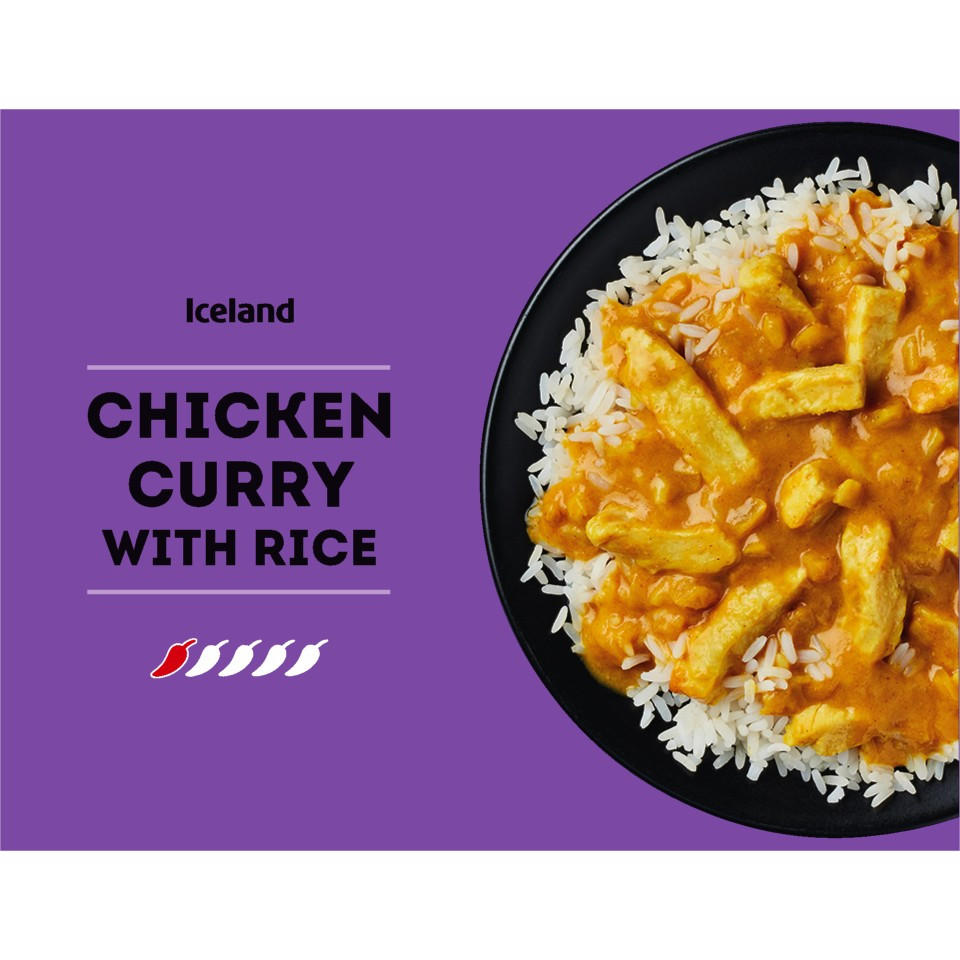 Iceland Chicken Curry with Rice 400g