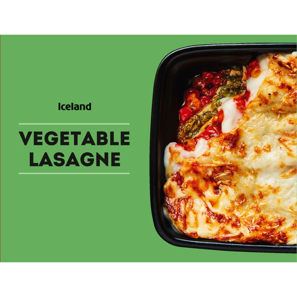 Iceland Vegetable Lasagne 400g