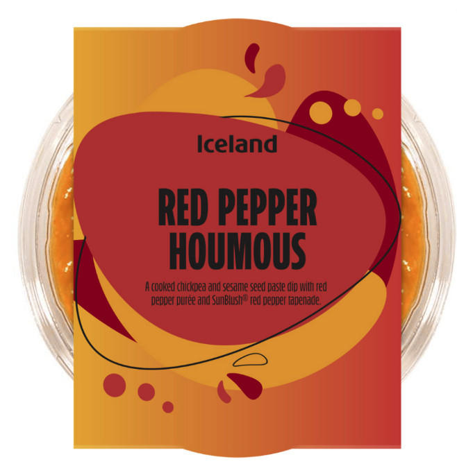 Iceland Red Pepper Houmous 200g