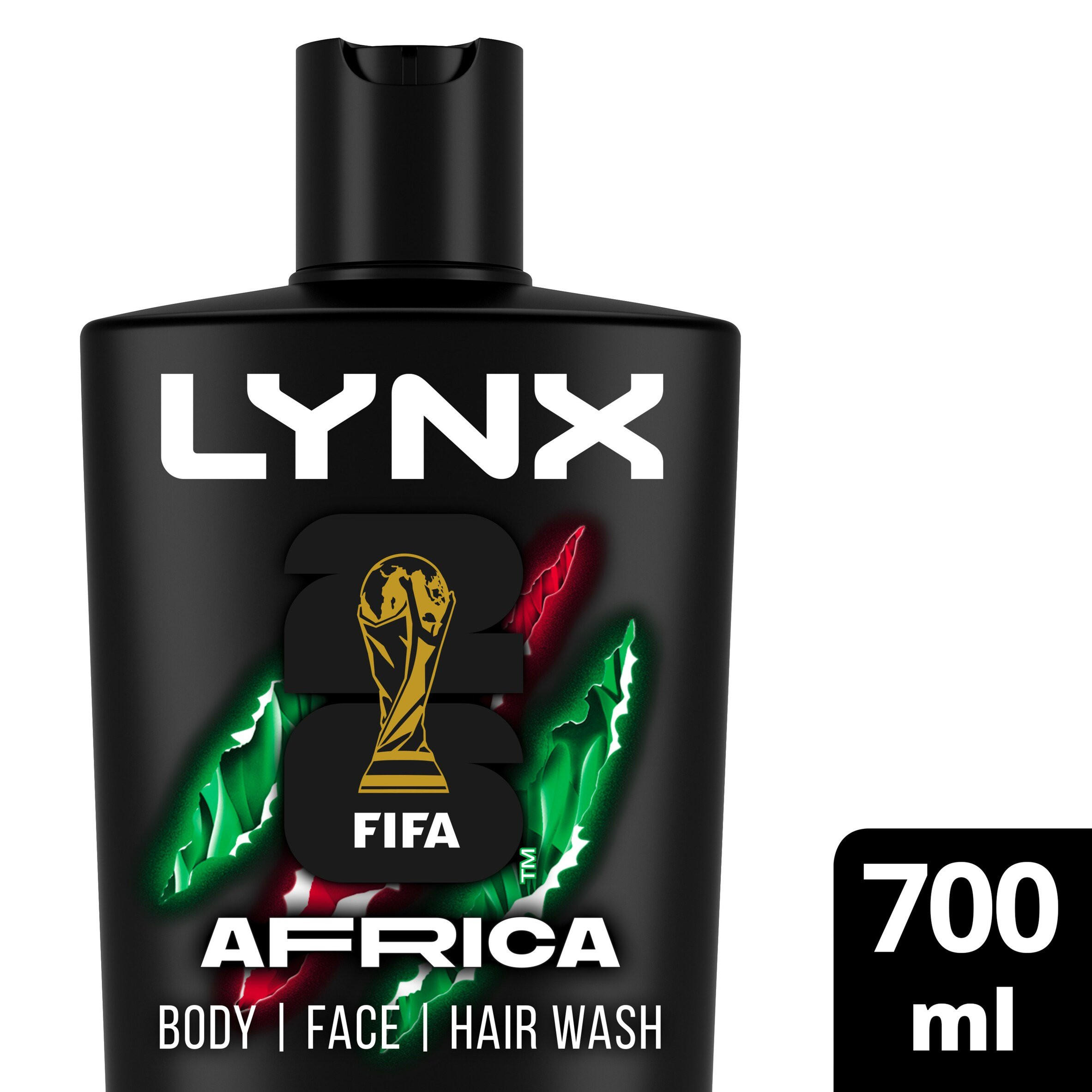 Lynx 3-in-1 Body Wash Africa 700 ml
