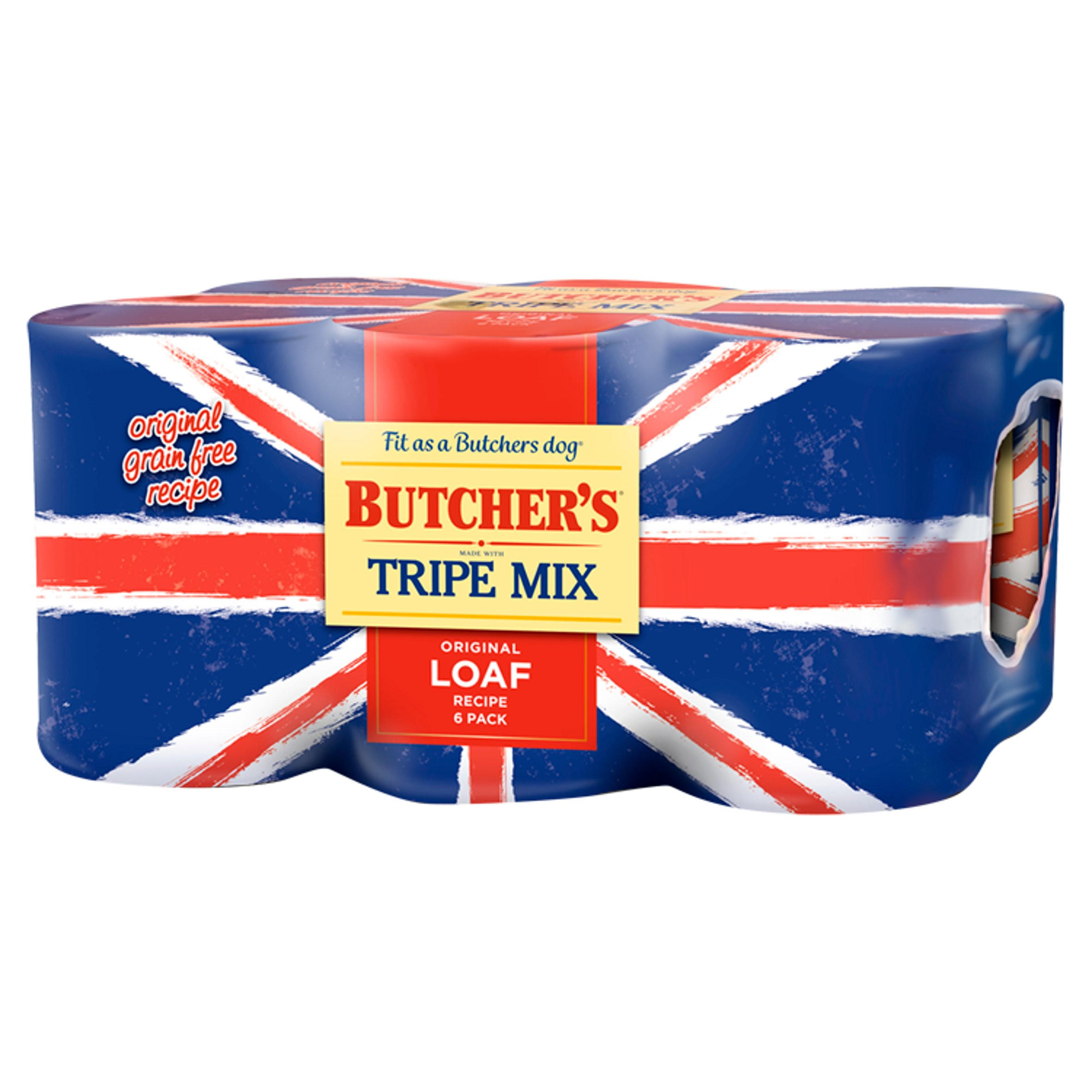 Butcher's Tripe Mix Wet Dog Food Tins 6 x 400g