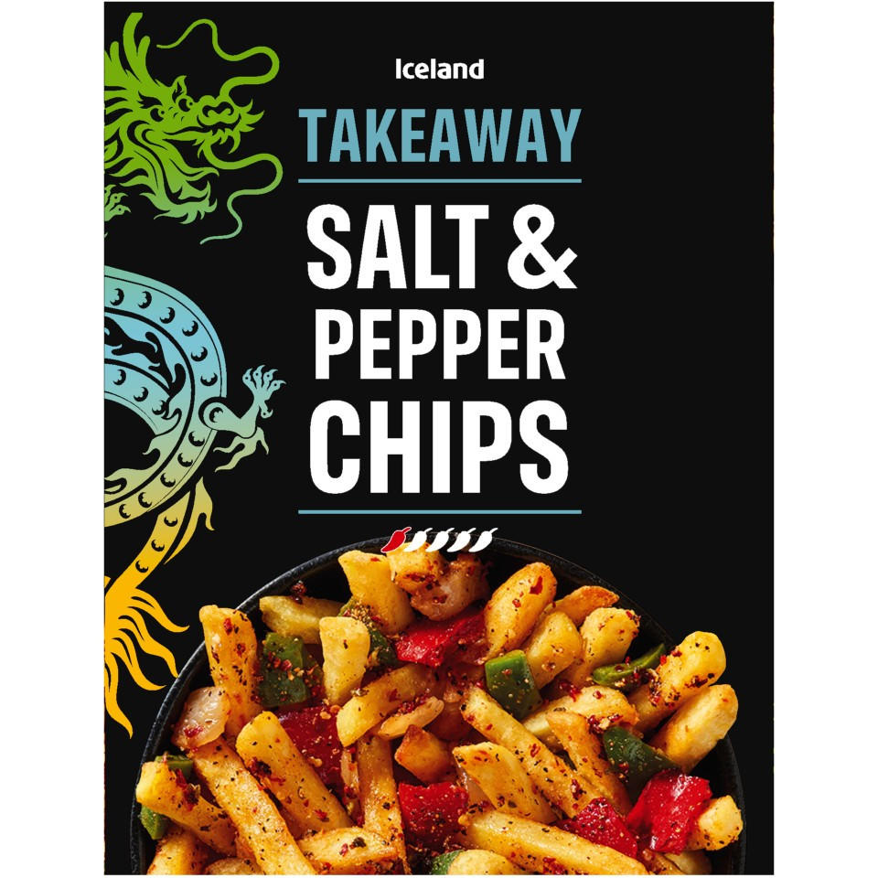 Iceland Salt & Pepper Chips 450g