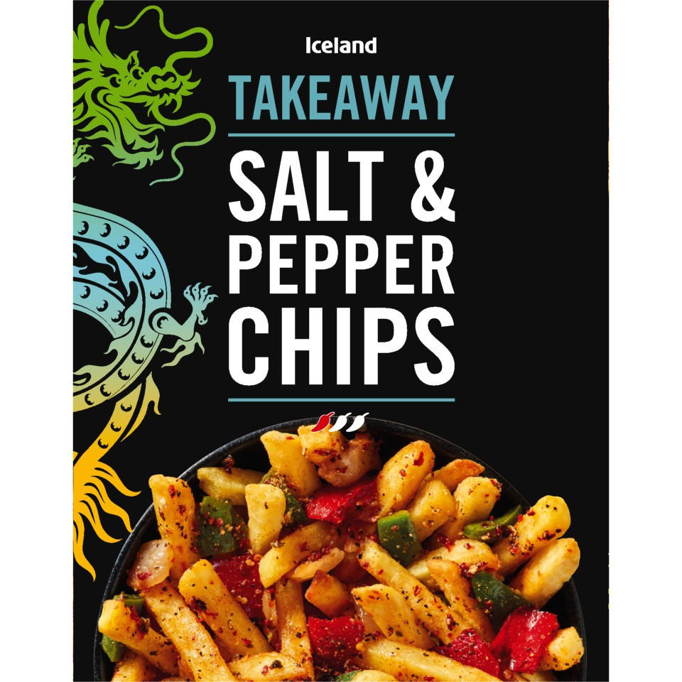 Iceland Salt & Pepper Chips 450g