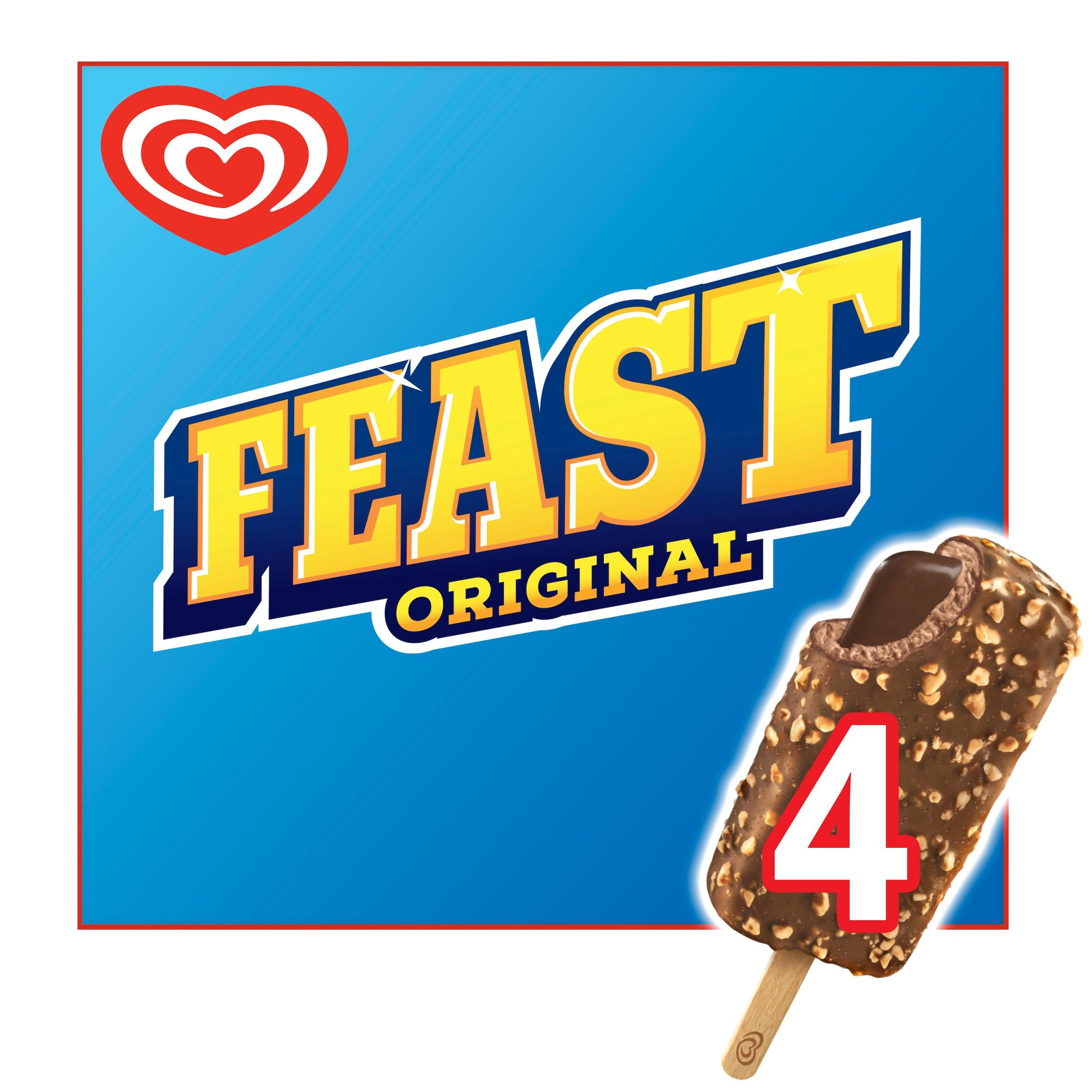 Feast Ice Cream Stick Original 4x 90 ml