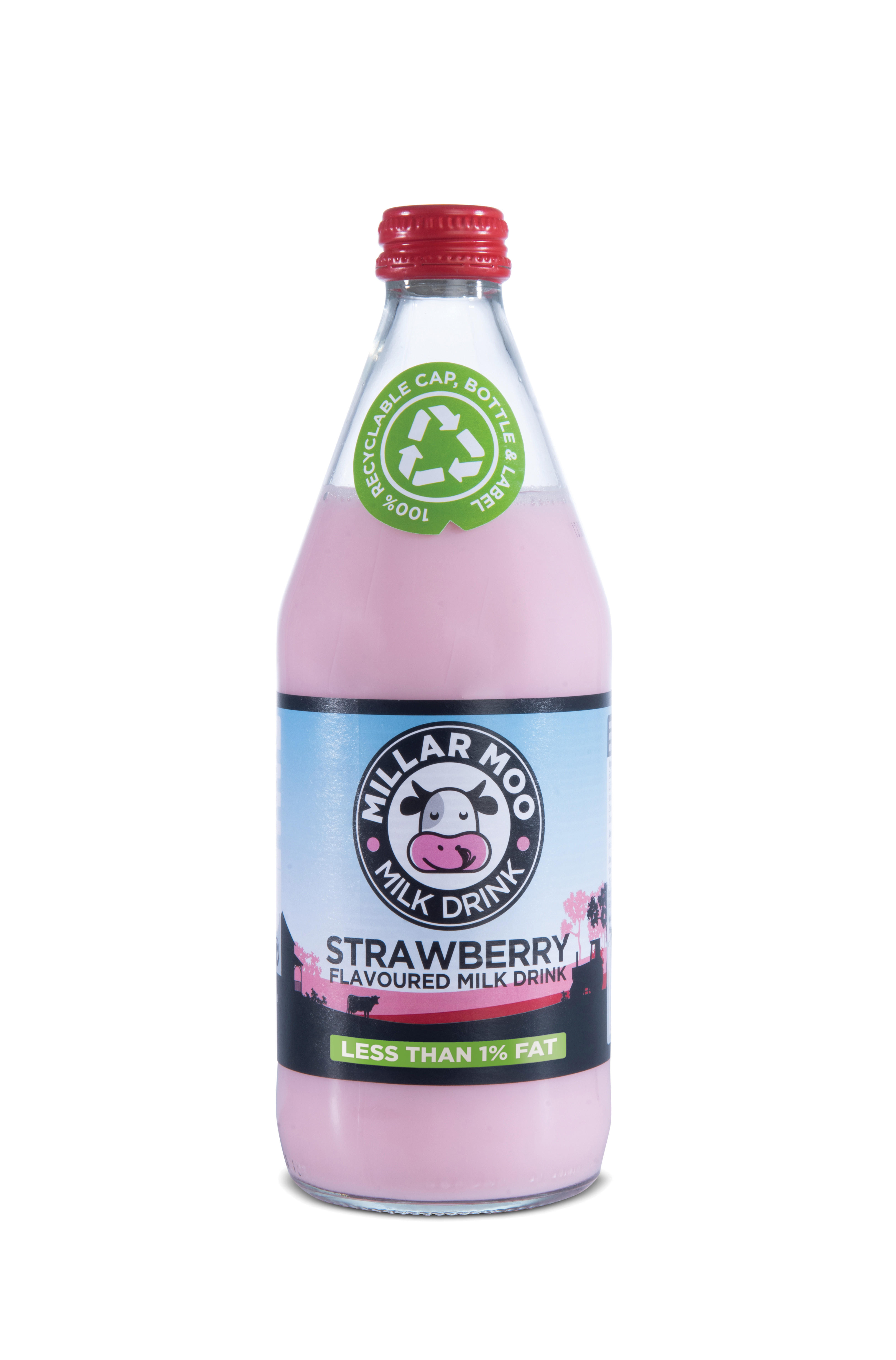 Millar Moo Strawberry Milk Drink